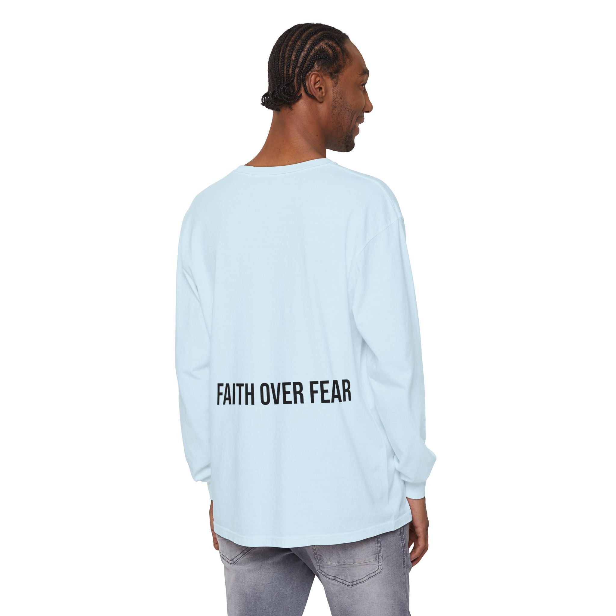 Bless Energy Long Sleeve Tee – Faith Over Fear Edition