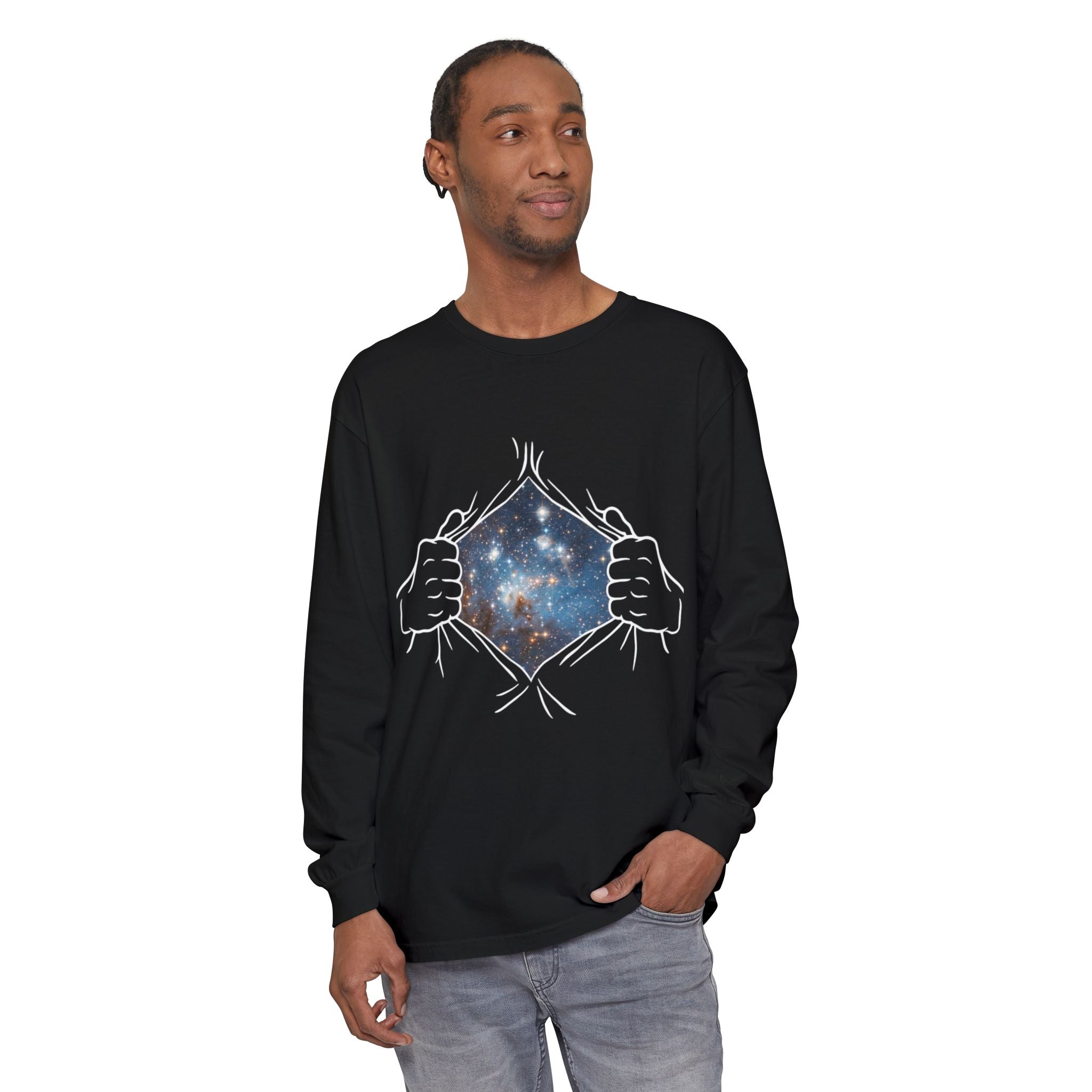 Bless Energy Long Sleeve Tee – Faith Over Fear Edition