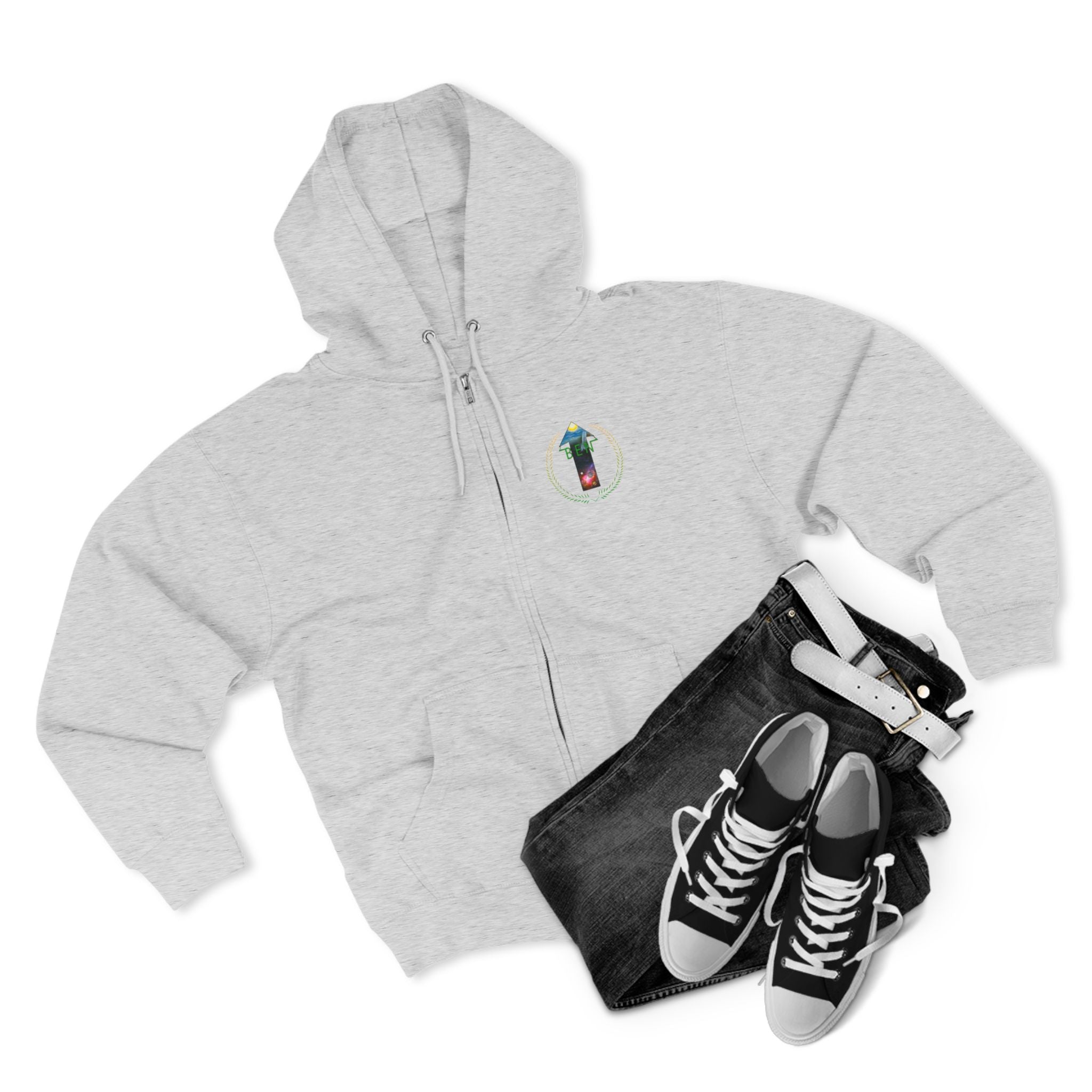 Bless Energy Zip Hoodie – Move With Purpose Edition