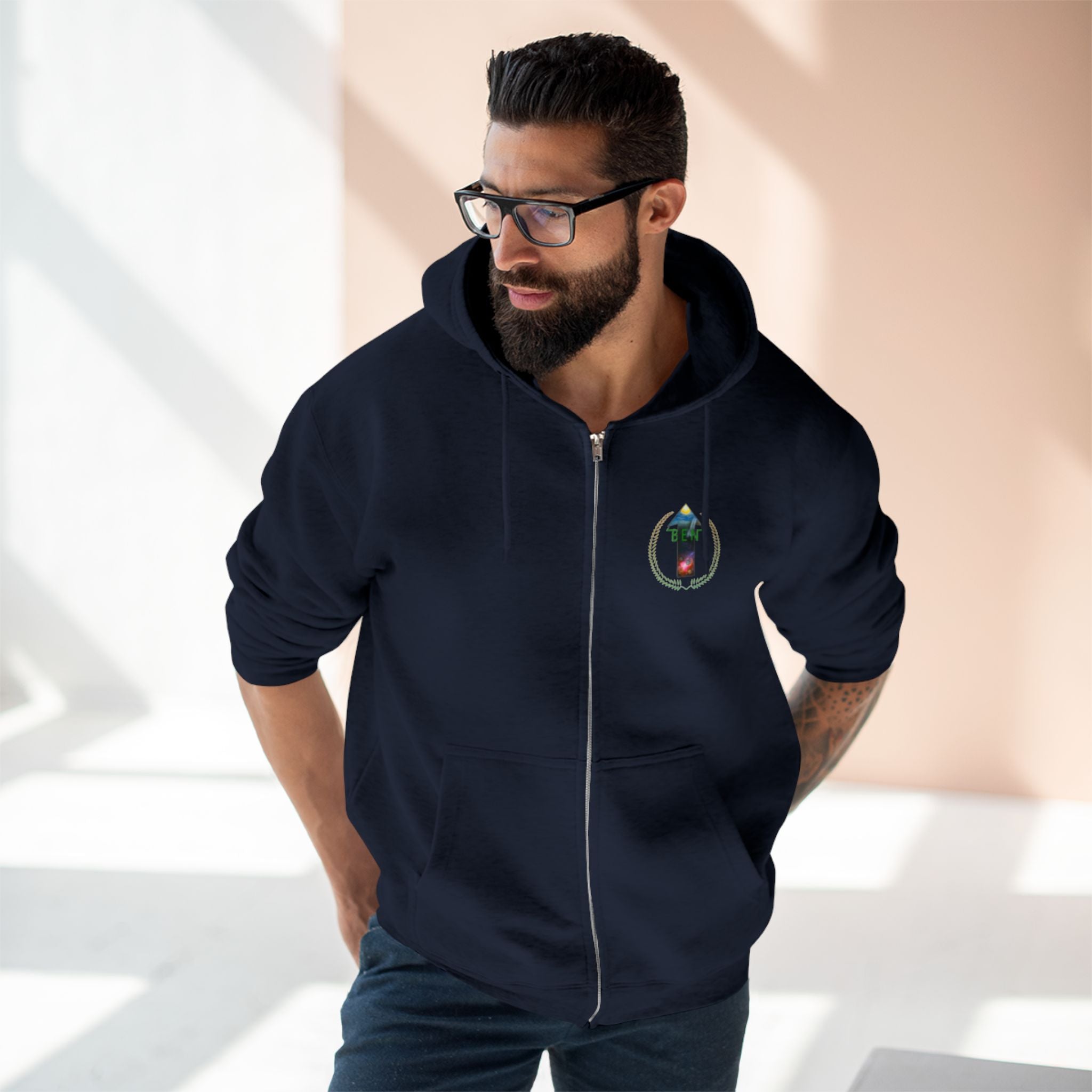 Bless Energy Zip Hoodie – Move With Purpose Edition