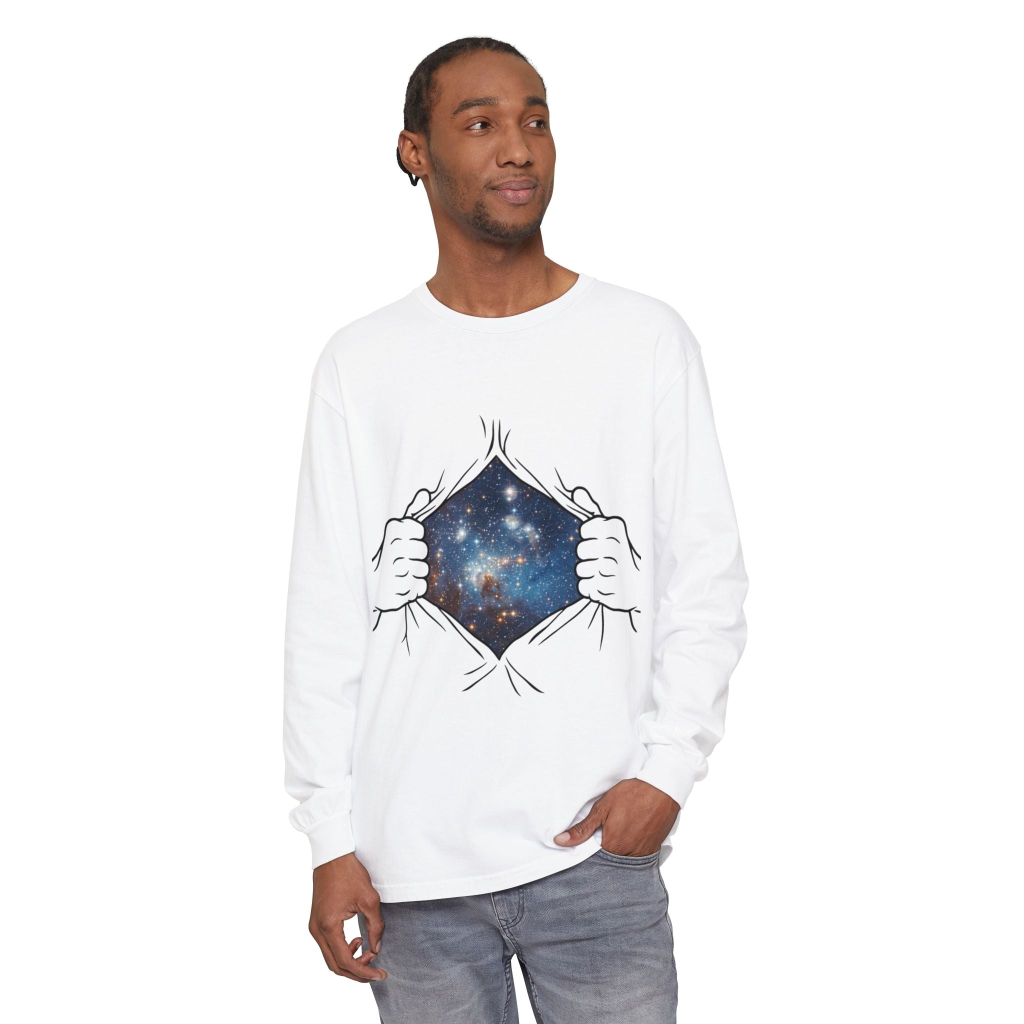 Bless Energy Long Sleeve Tee – Faith Over Fear Edition
