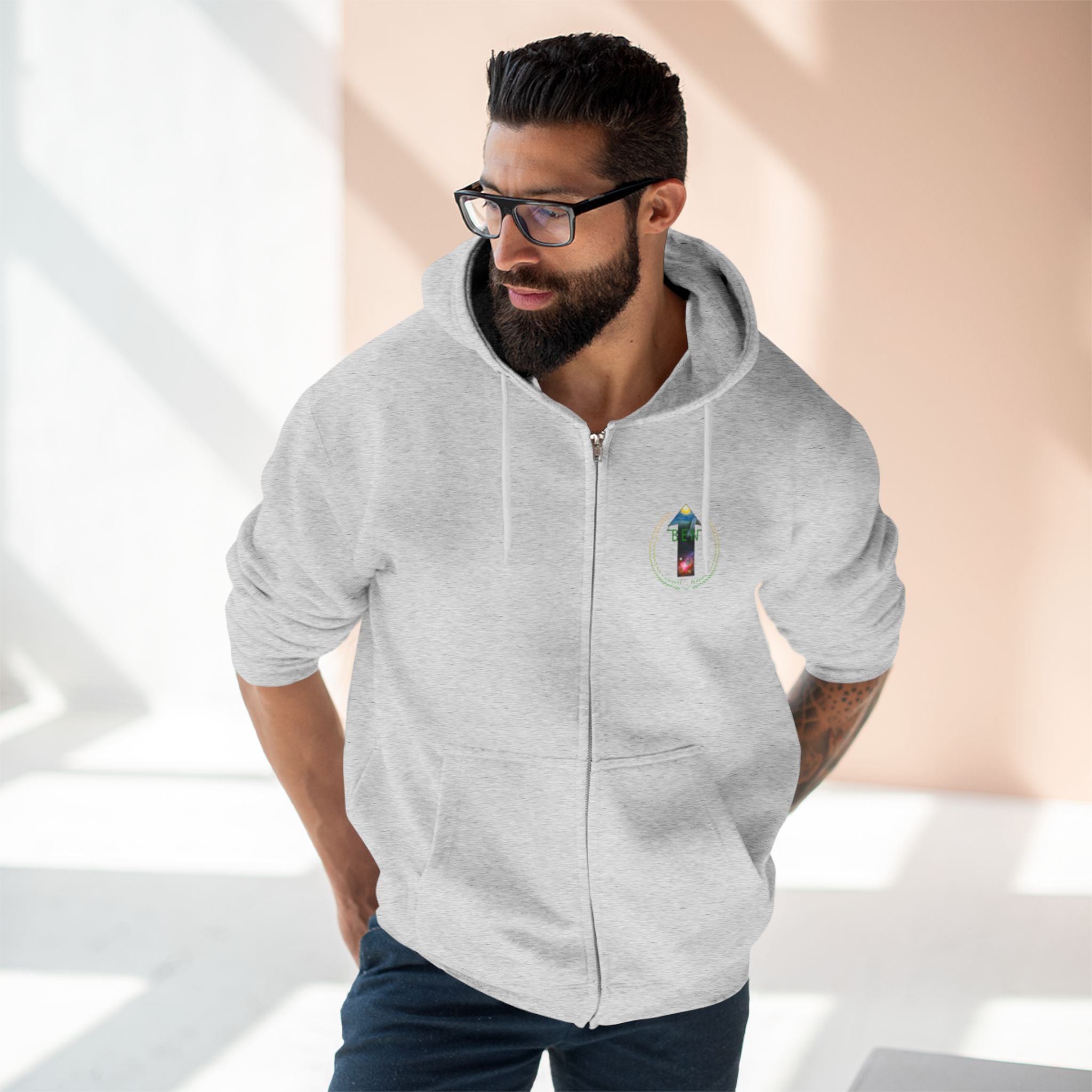 Bless Energy Zip Hoodie – Move With Purpose Edition