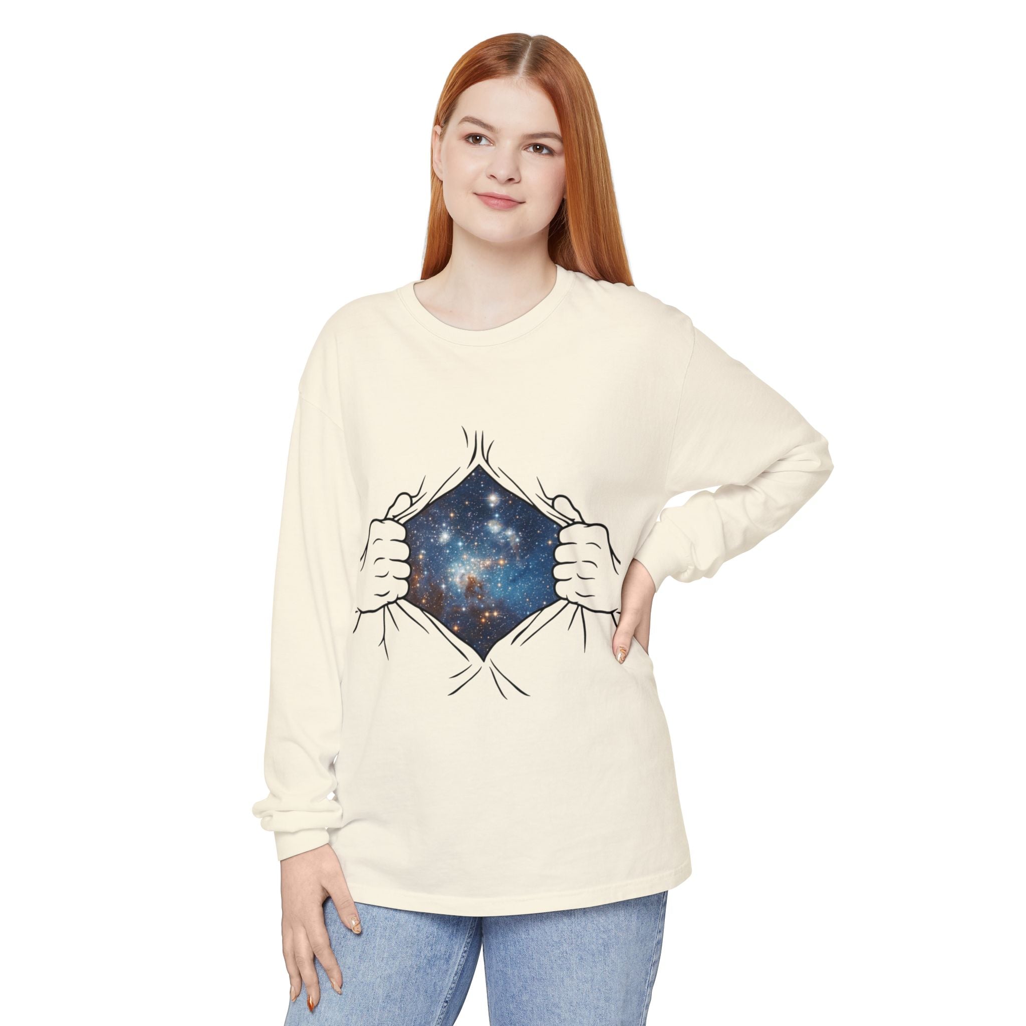 Bless Energy Long Sleeve Tee – Faith Over Fear Edition