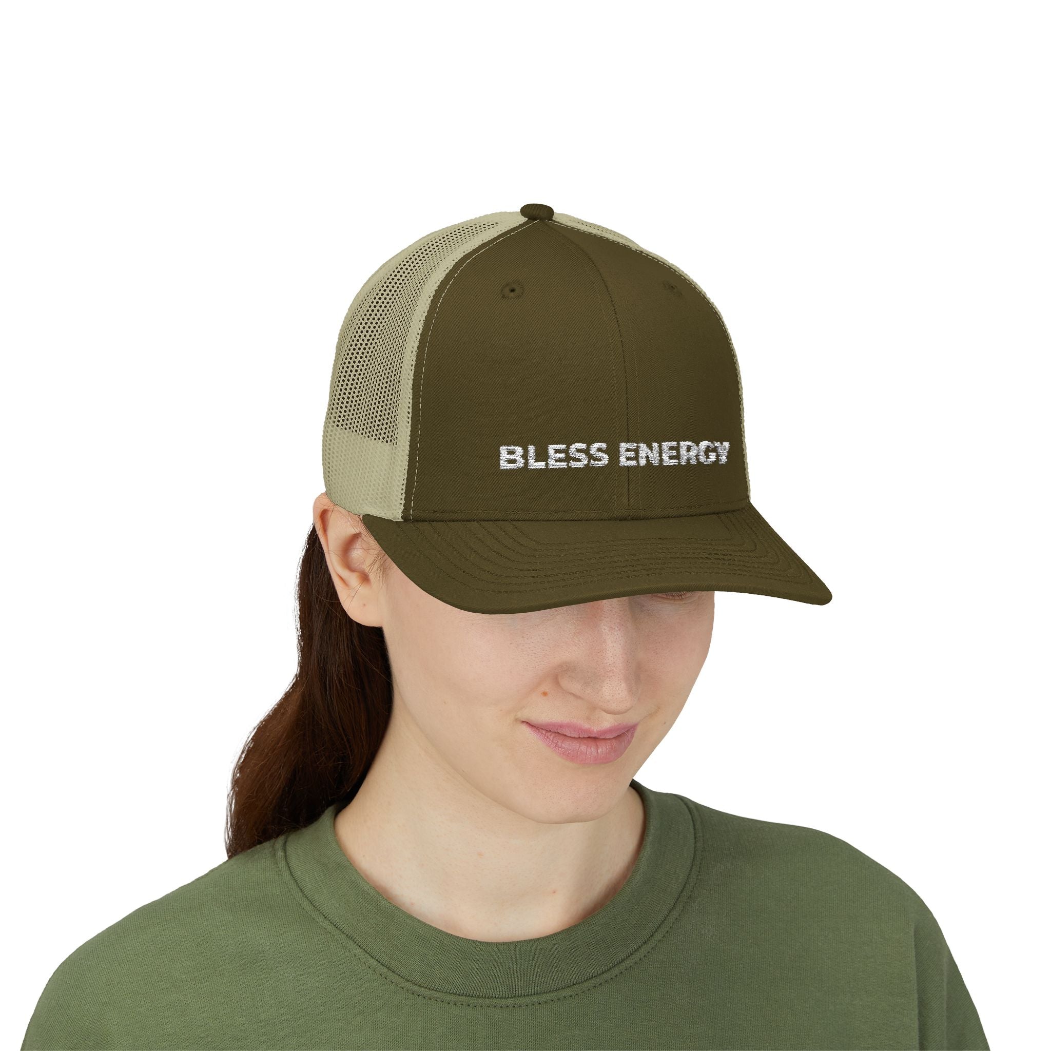 Bless Energy Trucker Cap– Faith Driven Edition