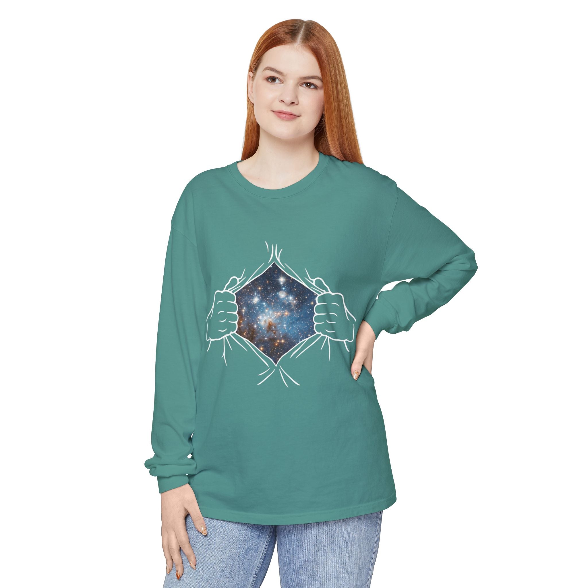 Bless Energy Long Sleeve Tee – Faith Over Fear Edition