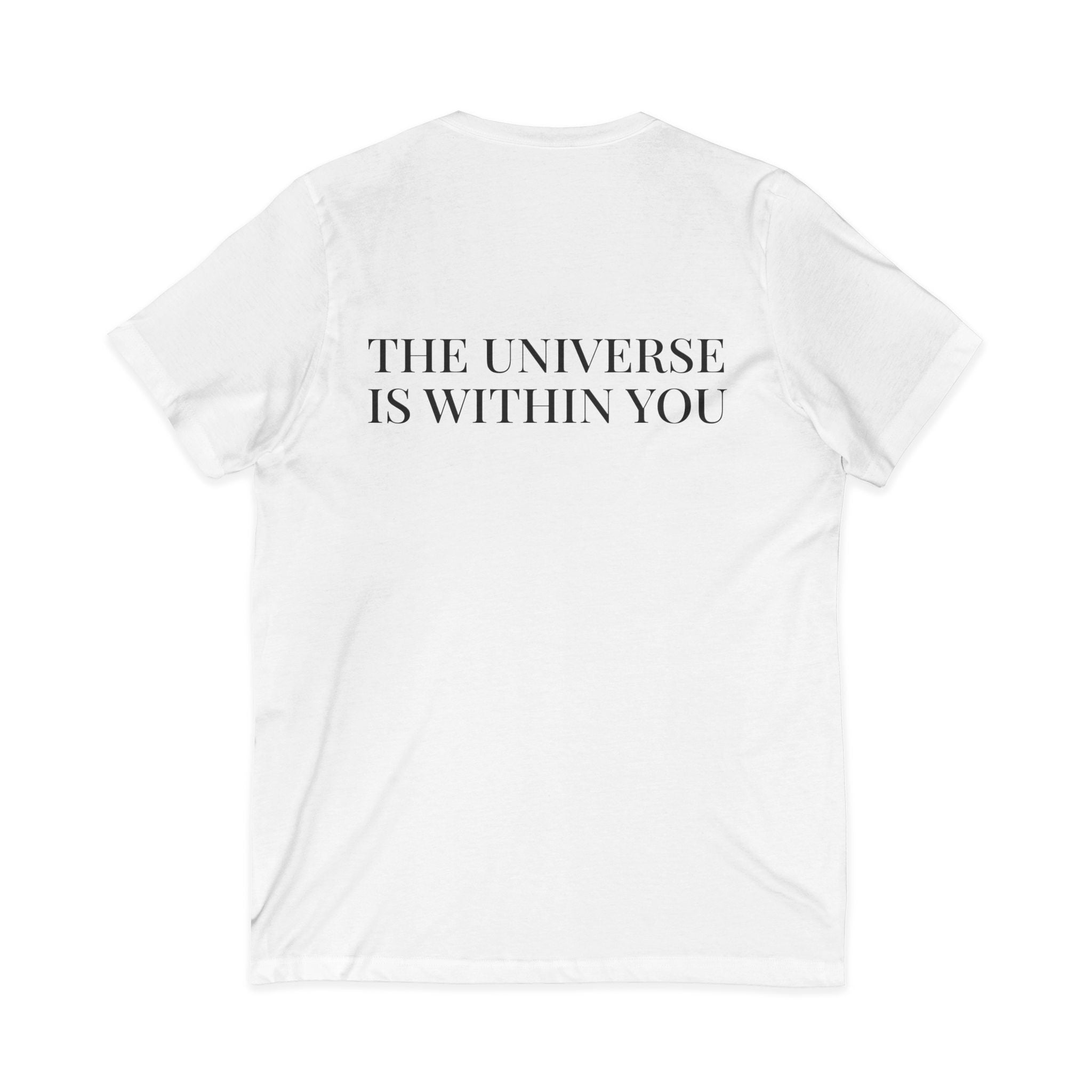 Bless Energy V-Neck Tee – Universe Within Edition