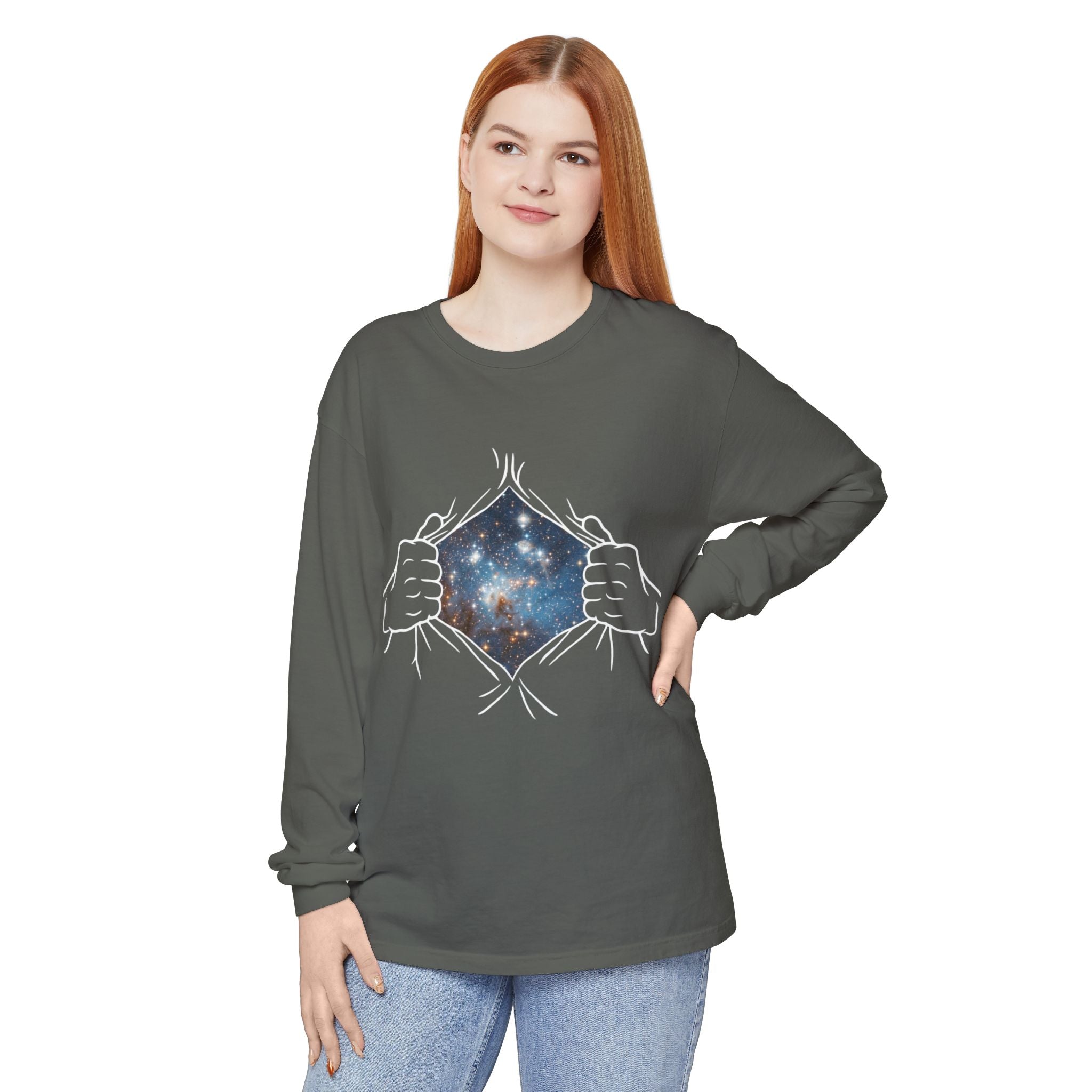 Bless Energy Long Sleeve Tee – Faith Over Fear Edition