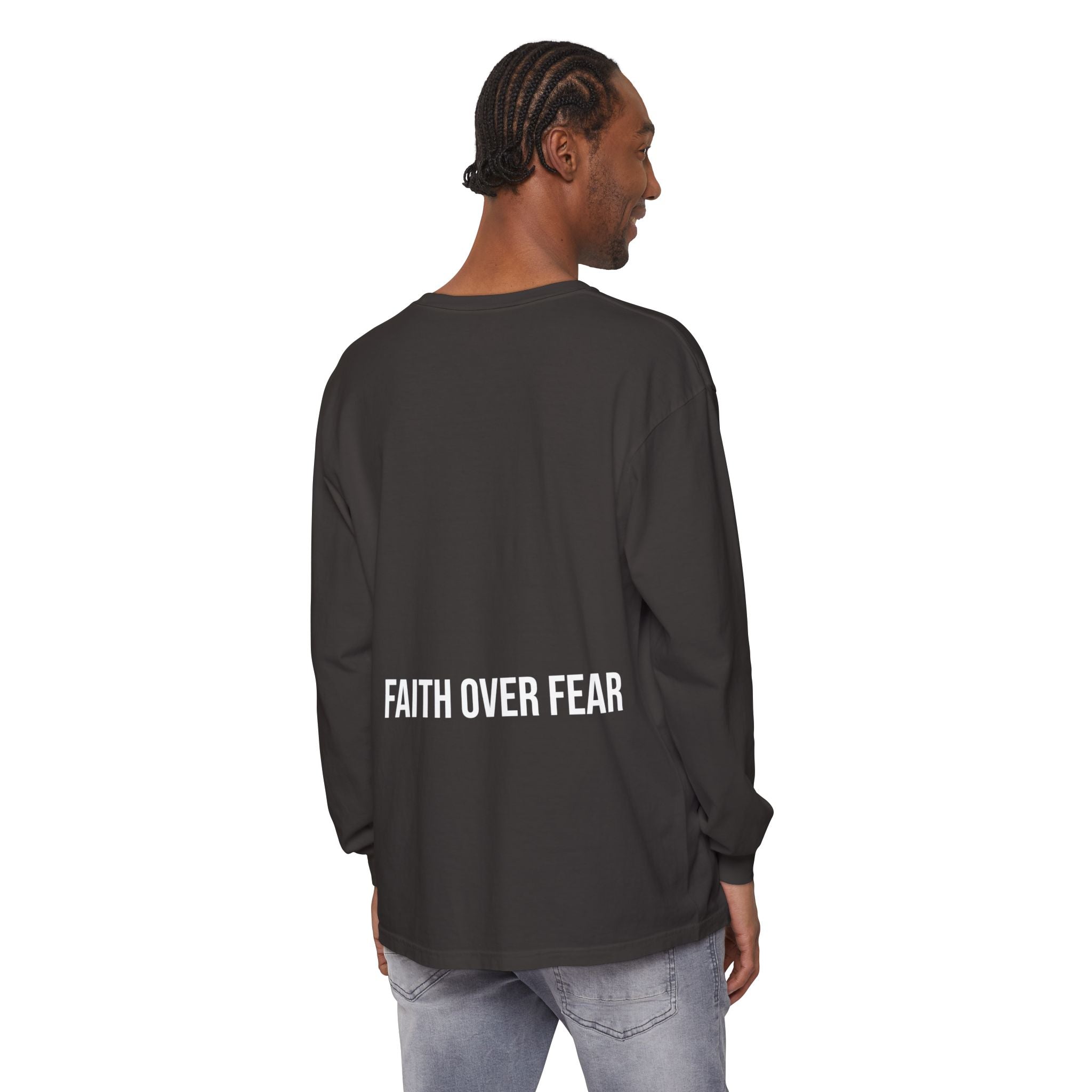Bless Energy Long Sleeve Tee – Faith Over Fear Edition