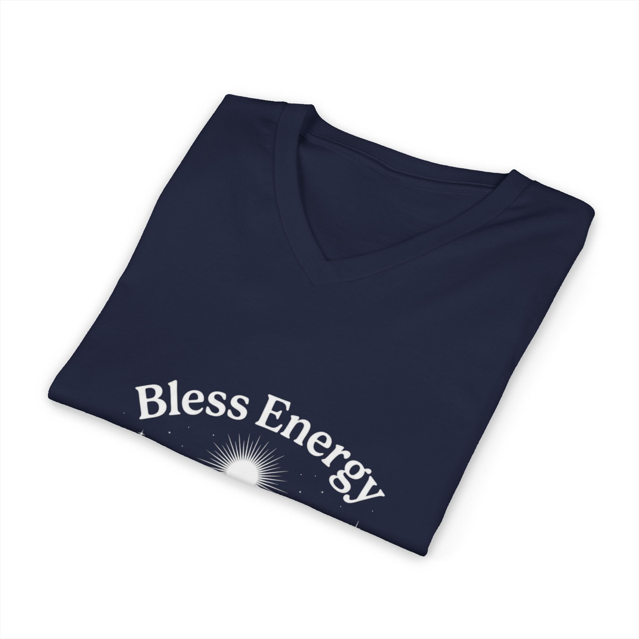 Bless Energy V-Neck Tee – Universe Within Edition