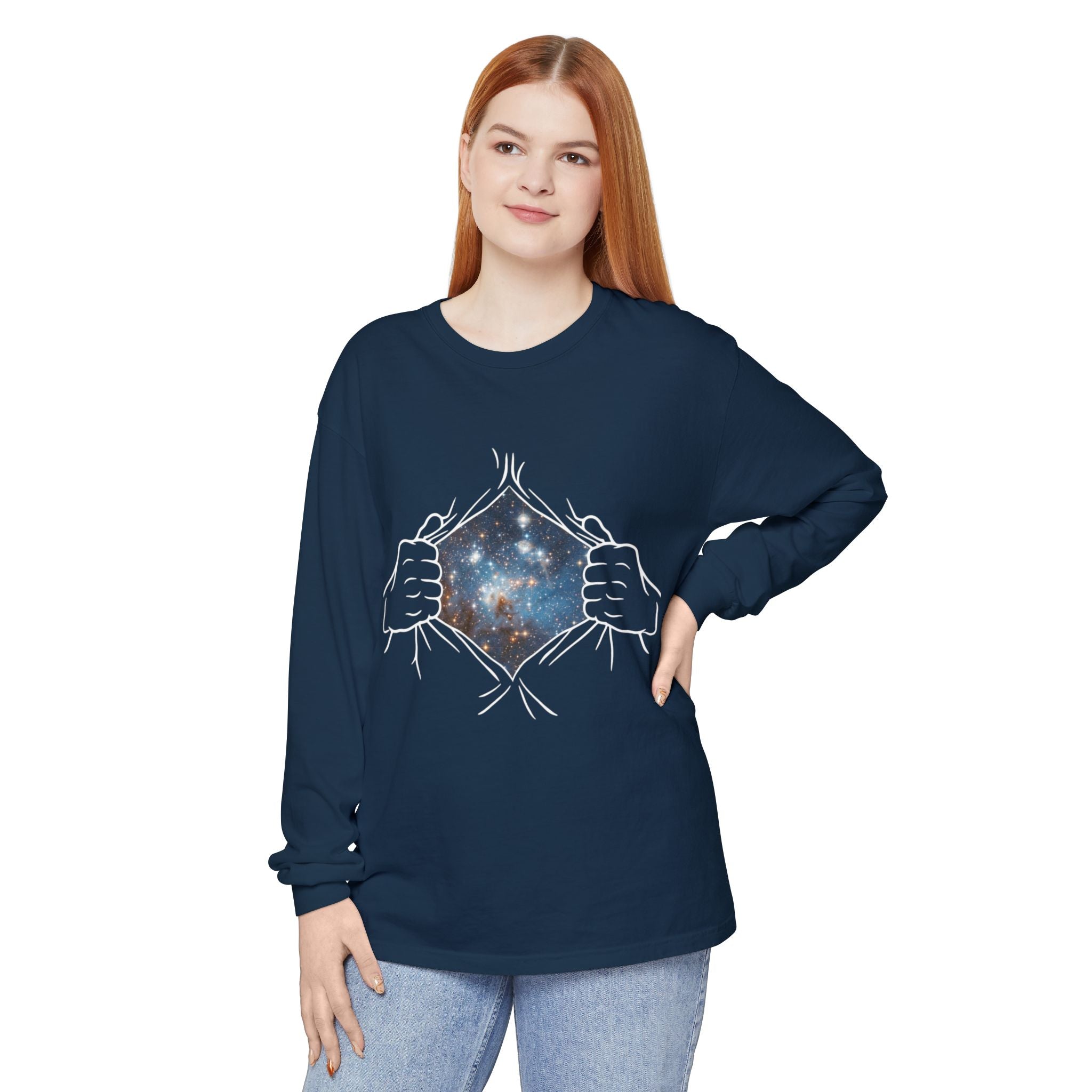 Bless Energy Long Sleeve Tee – Faith Over Fear Edition