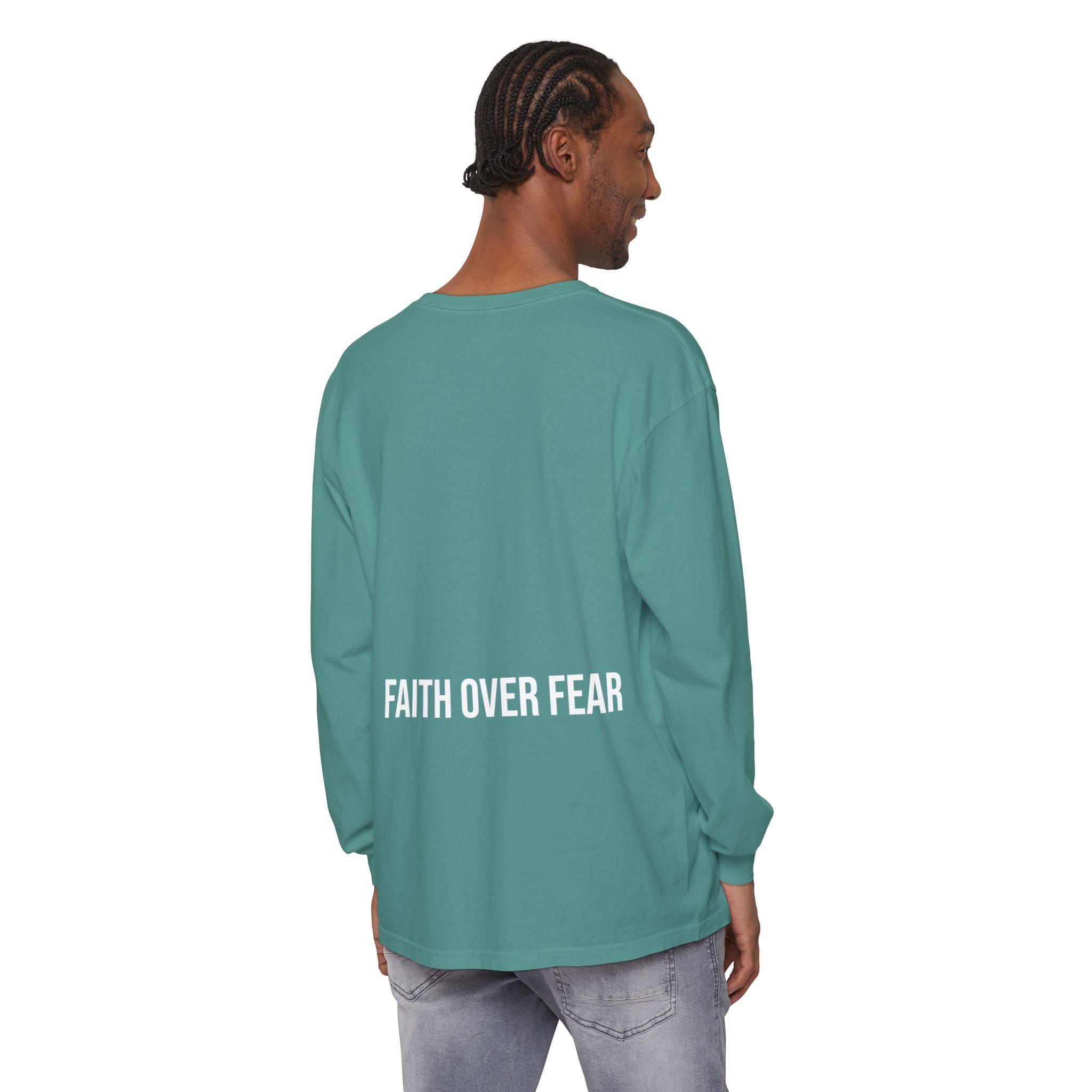 Bless Energy Long Sleeve Tee – Faith Over Fear Edition