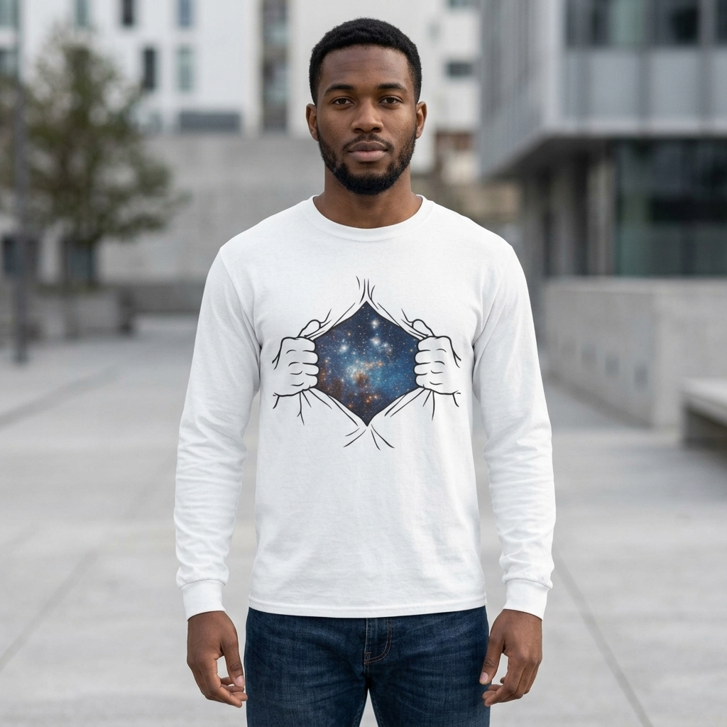 Bless Energy Long Sleeve Tee – Faith Over Fear Edition