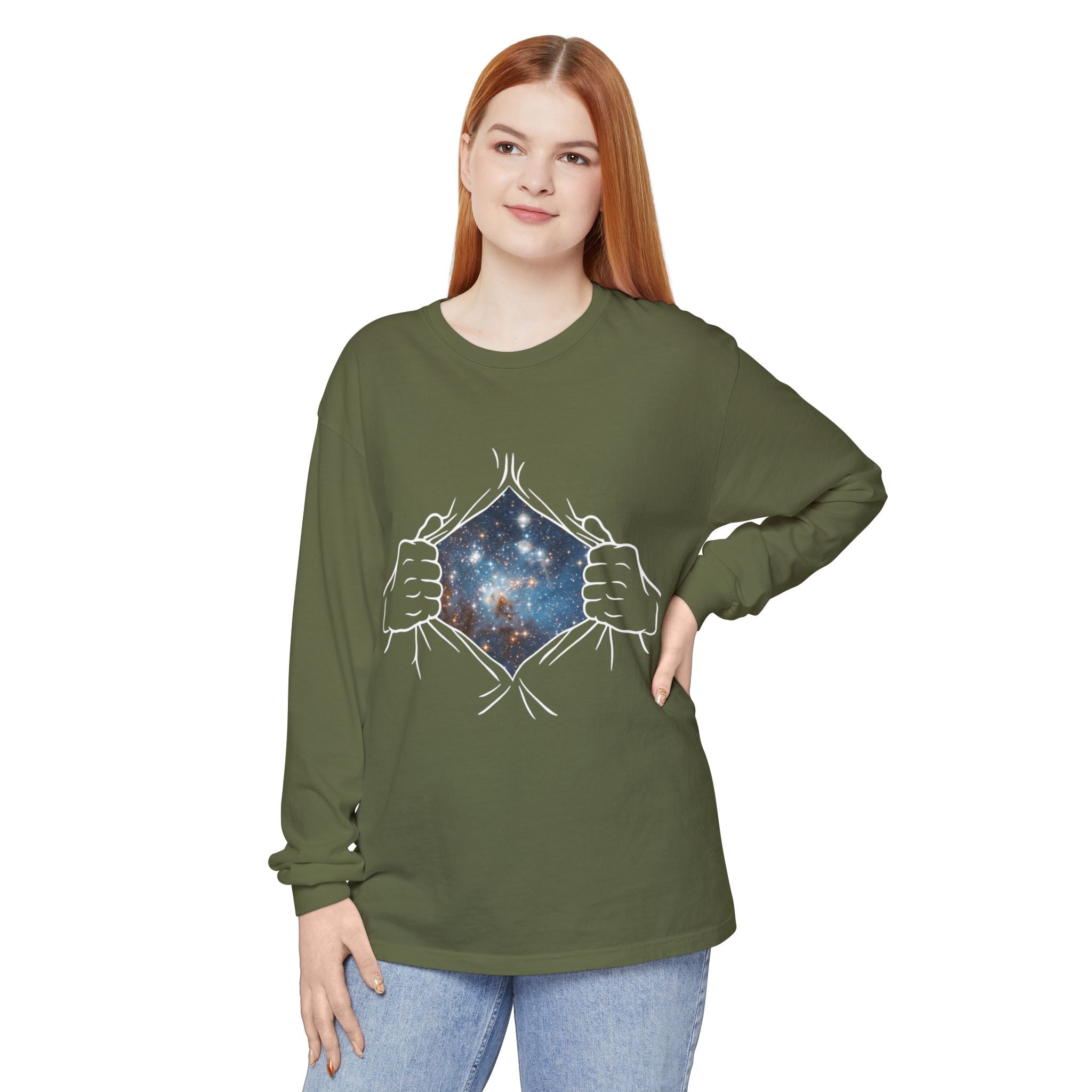 Bless Energy Long Sleeve Tee – Faith Over Fear Edition