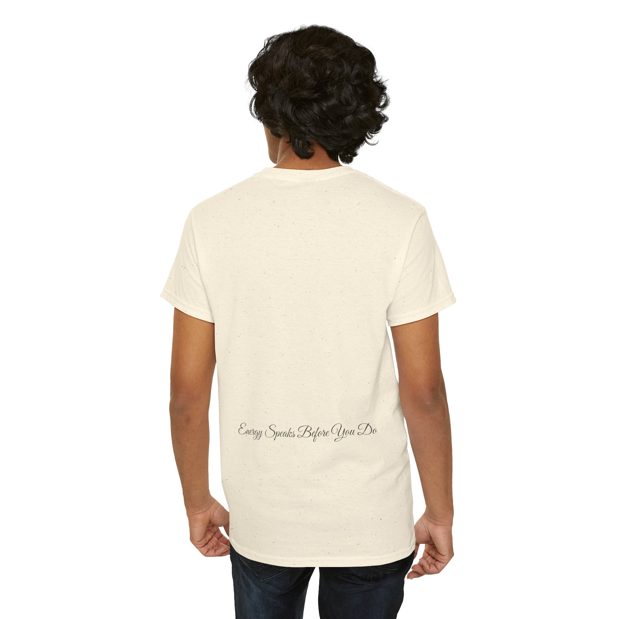 Bless Energy Signature Tee – Energy Speaks Before You Do Edition