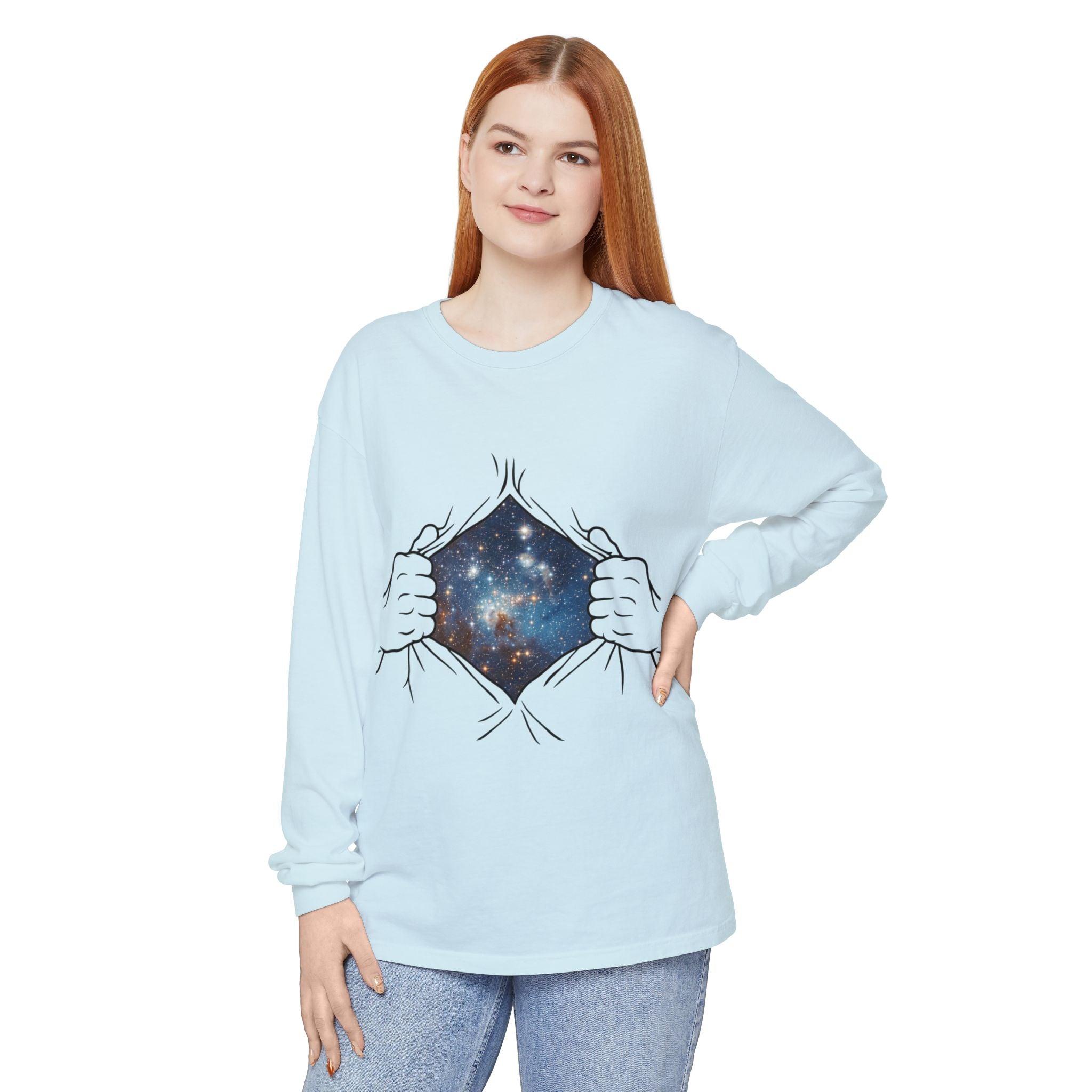 Bless Energy Long Sleeve Tee – Faith Over Fear Edition