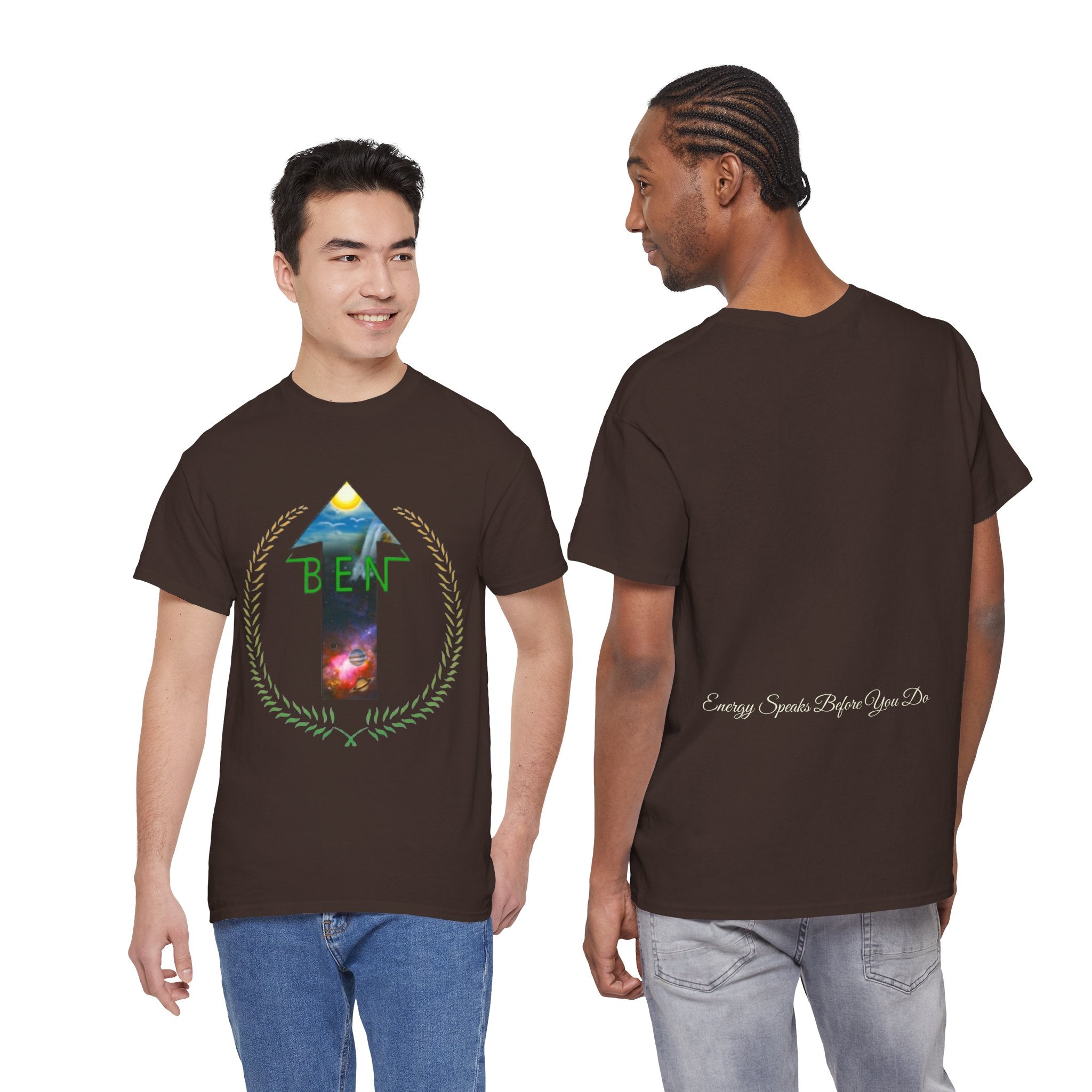 Bless Energy Signature Tee – Energy Speaks Before You Do Edition