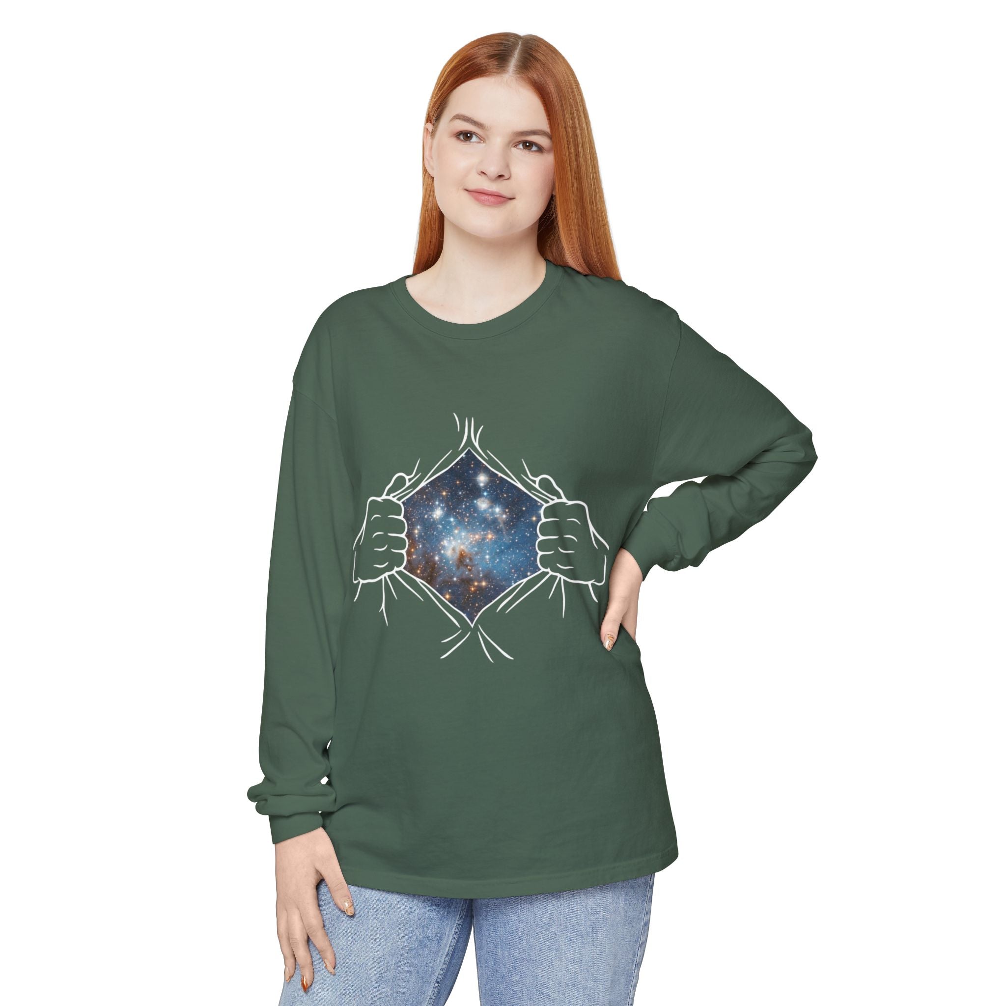 Bless Energy Long Sleeve Tee – Faith Over Fear Edition