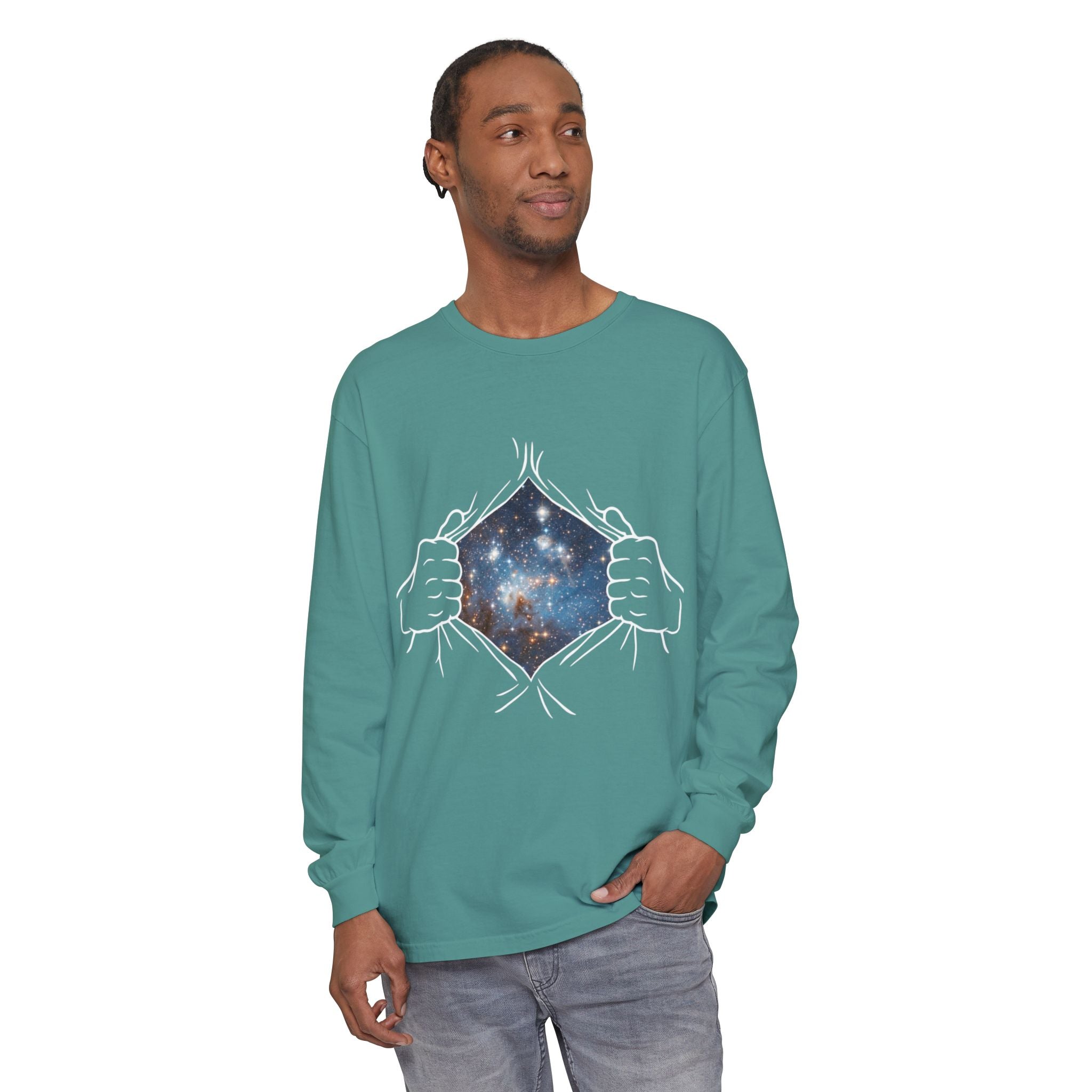 Bless Energy Long Sleeve Tee – Faith Over Fear Edition