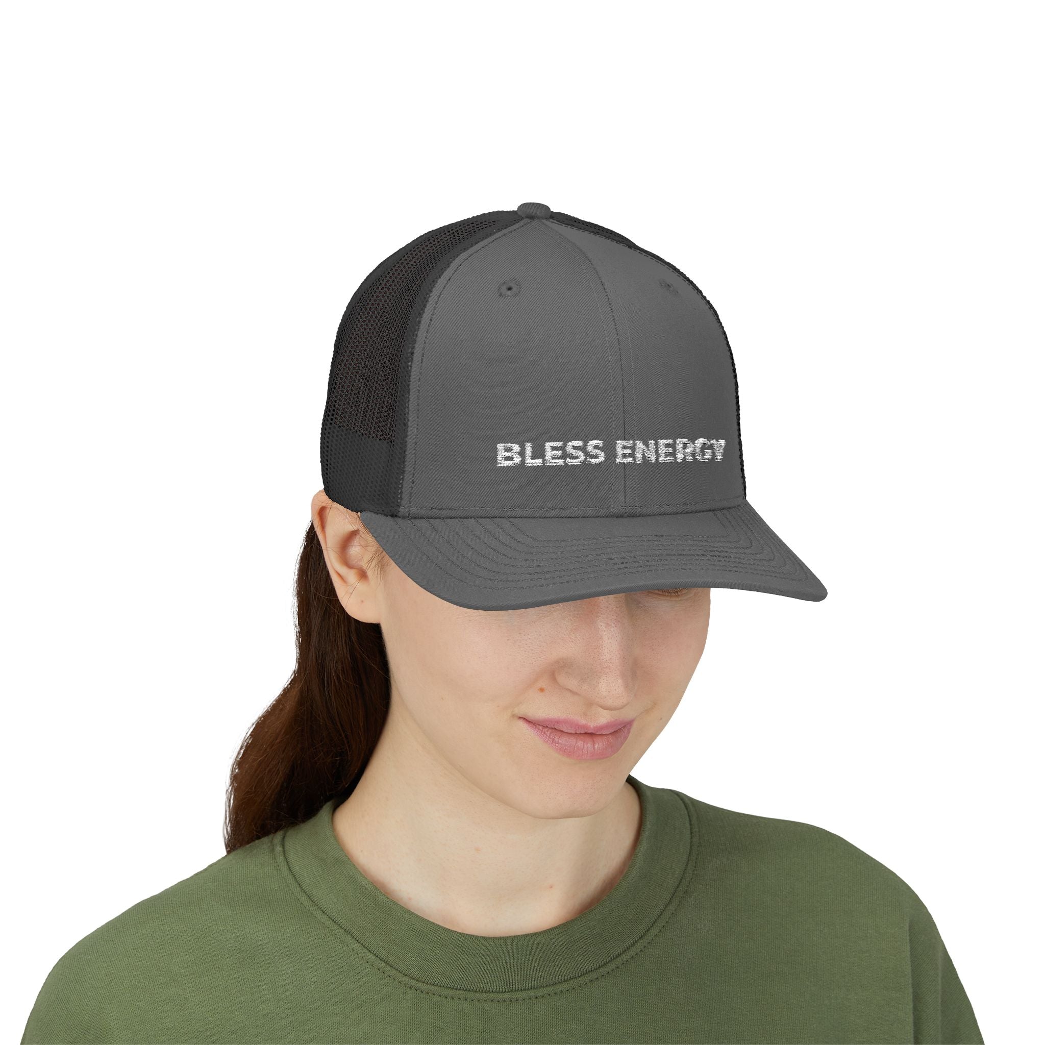 Bless Energy Trucker Cap– Faith Driven Edition