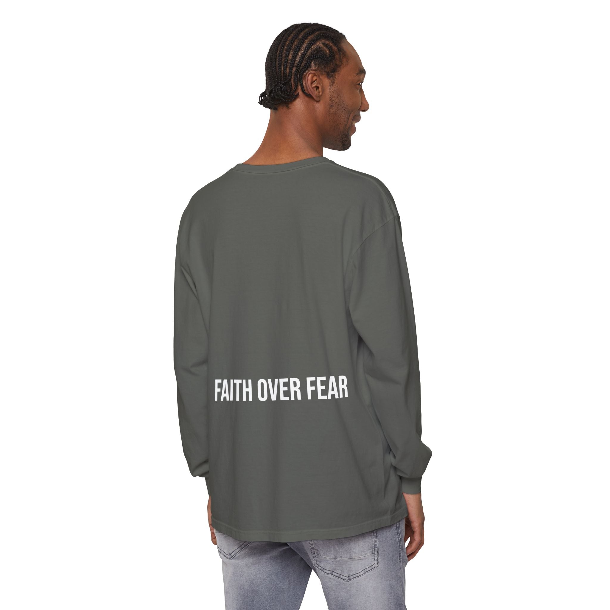 Bless Energy Long Sleeve Tee – Faith Over Fear Edition