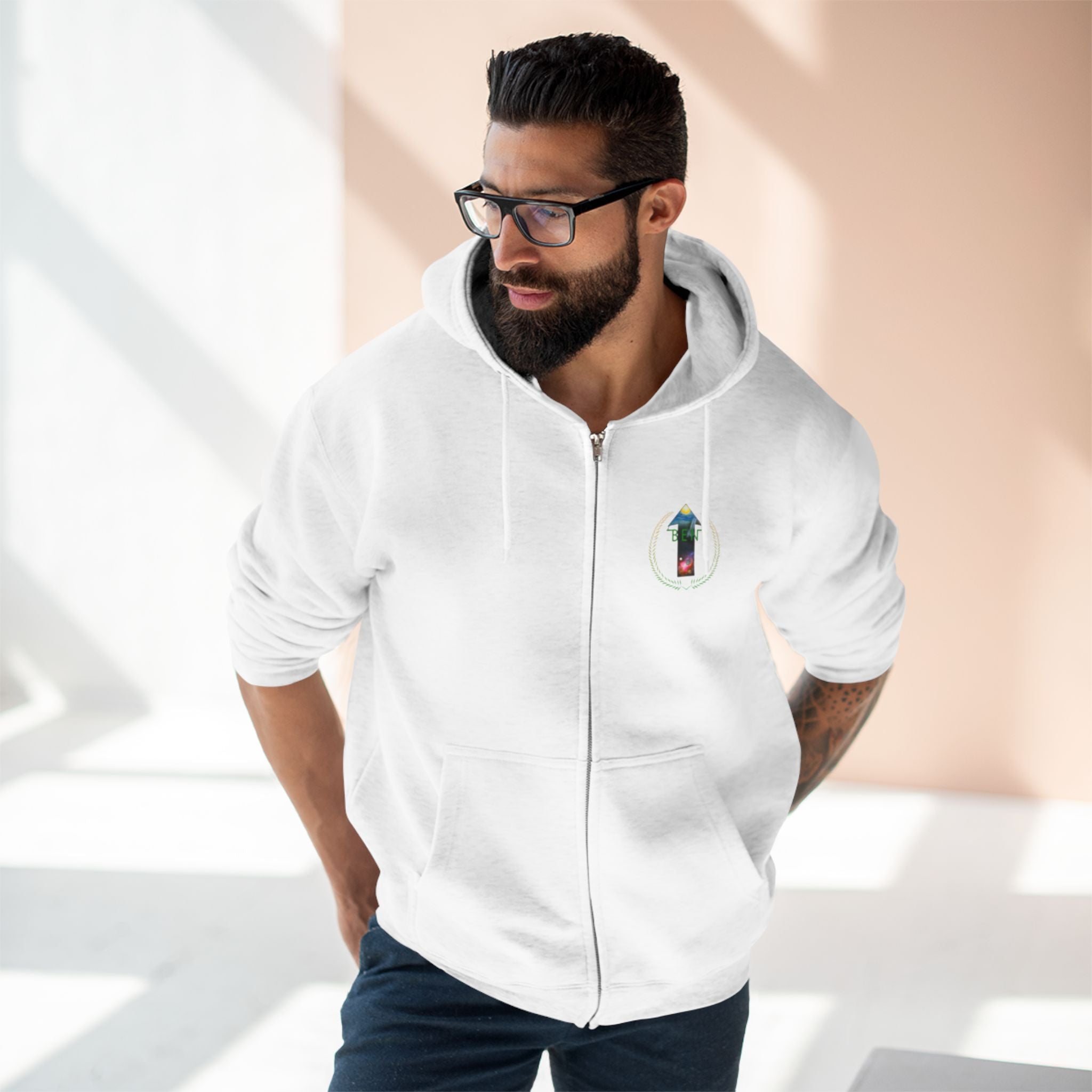 Bless Energy Zip Hoodie – Move With Purpose Edition
