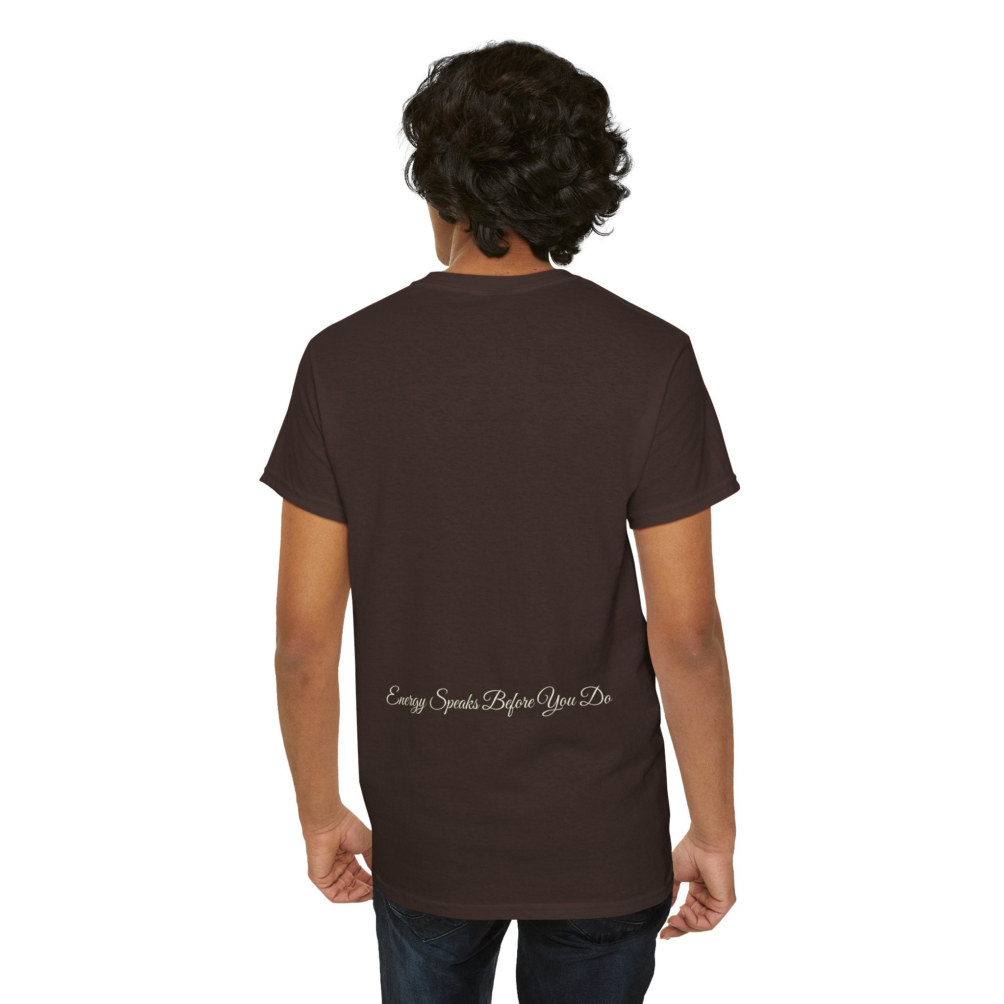 Bless Energy Signature Tee – Energy Speaks Before You Do Edition