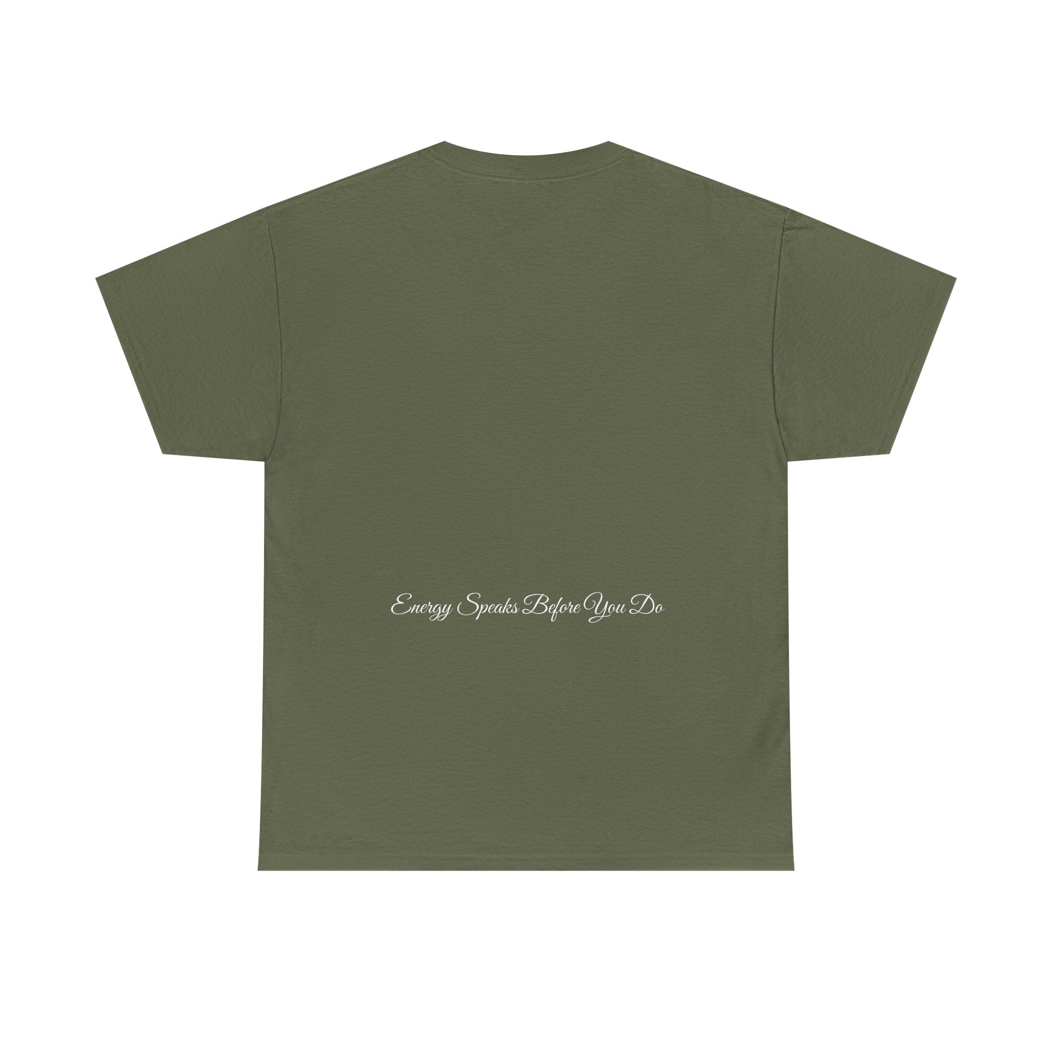 Bless Energy Signature Tee – Energy Speaks Before You Do Edition