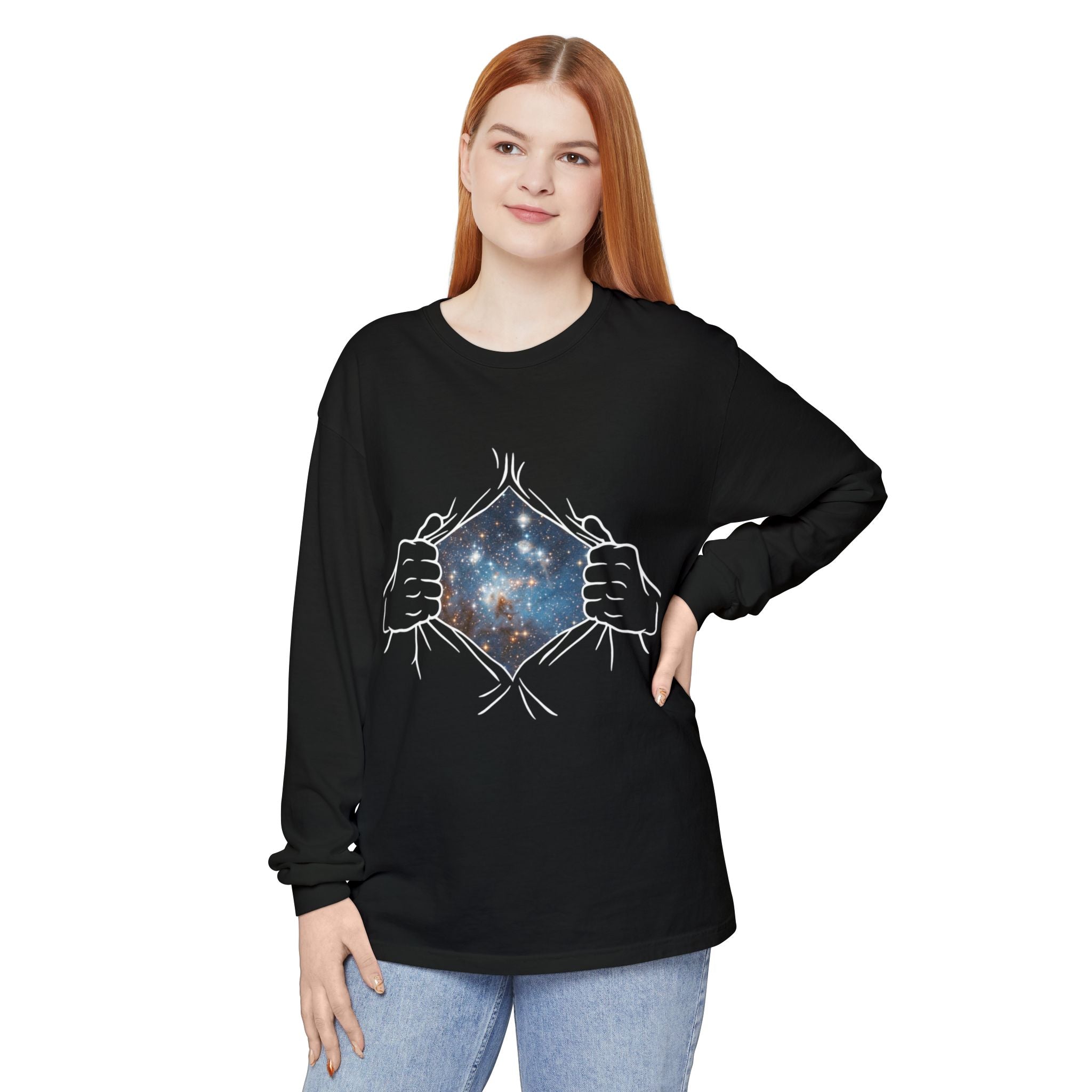 Bless Energy Long Sleeve Tee – Faith Over Fear Edition