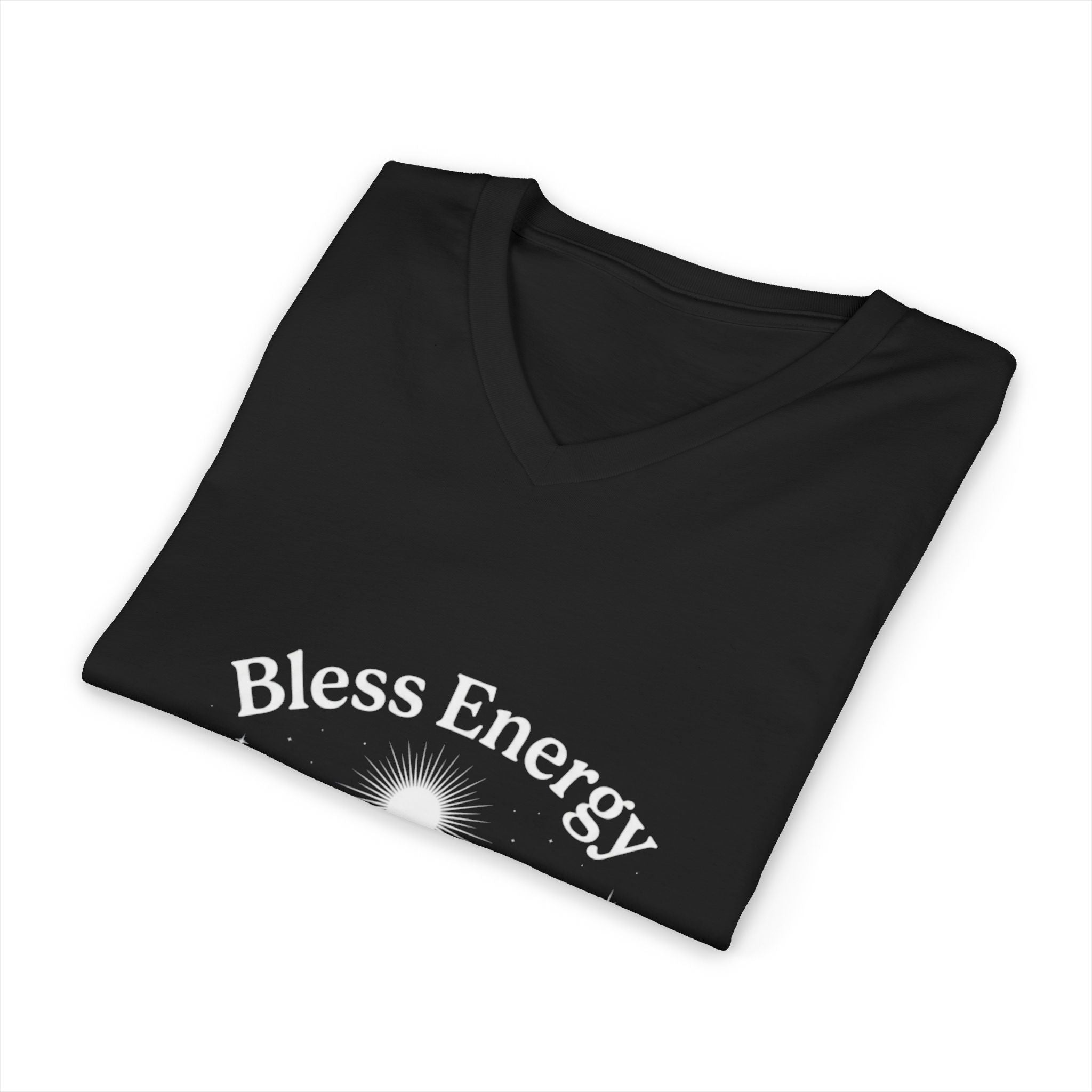 Bless Energy V-Neck Tee – Universe Within Edition