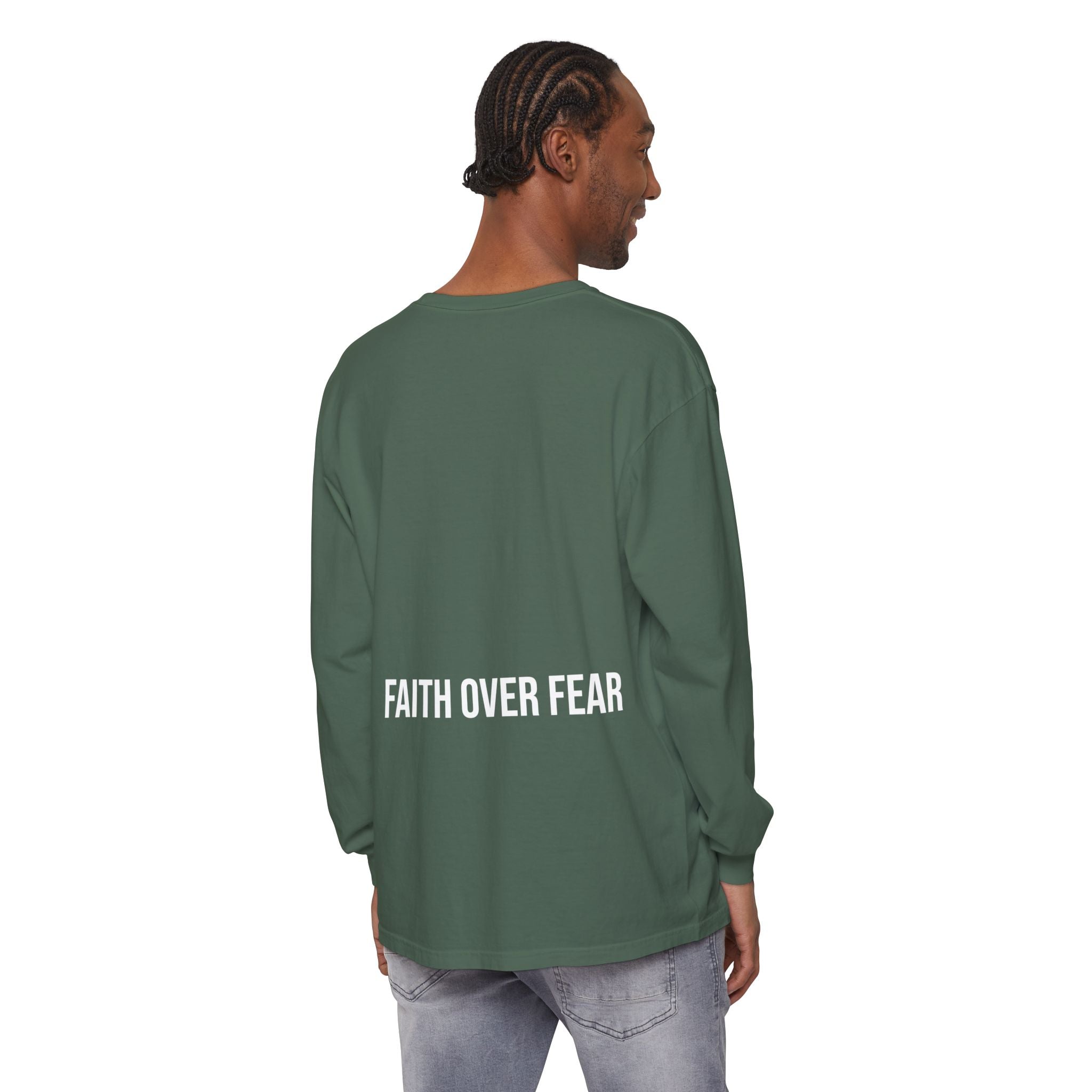 Bless Energy Long Sleeve Tee – Faith Over Fear Edition