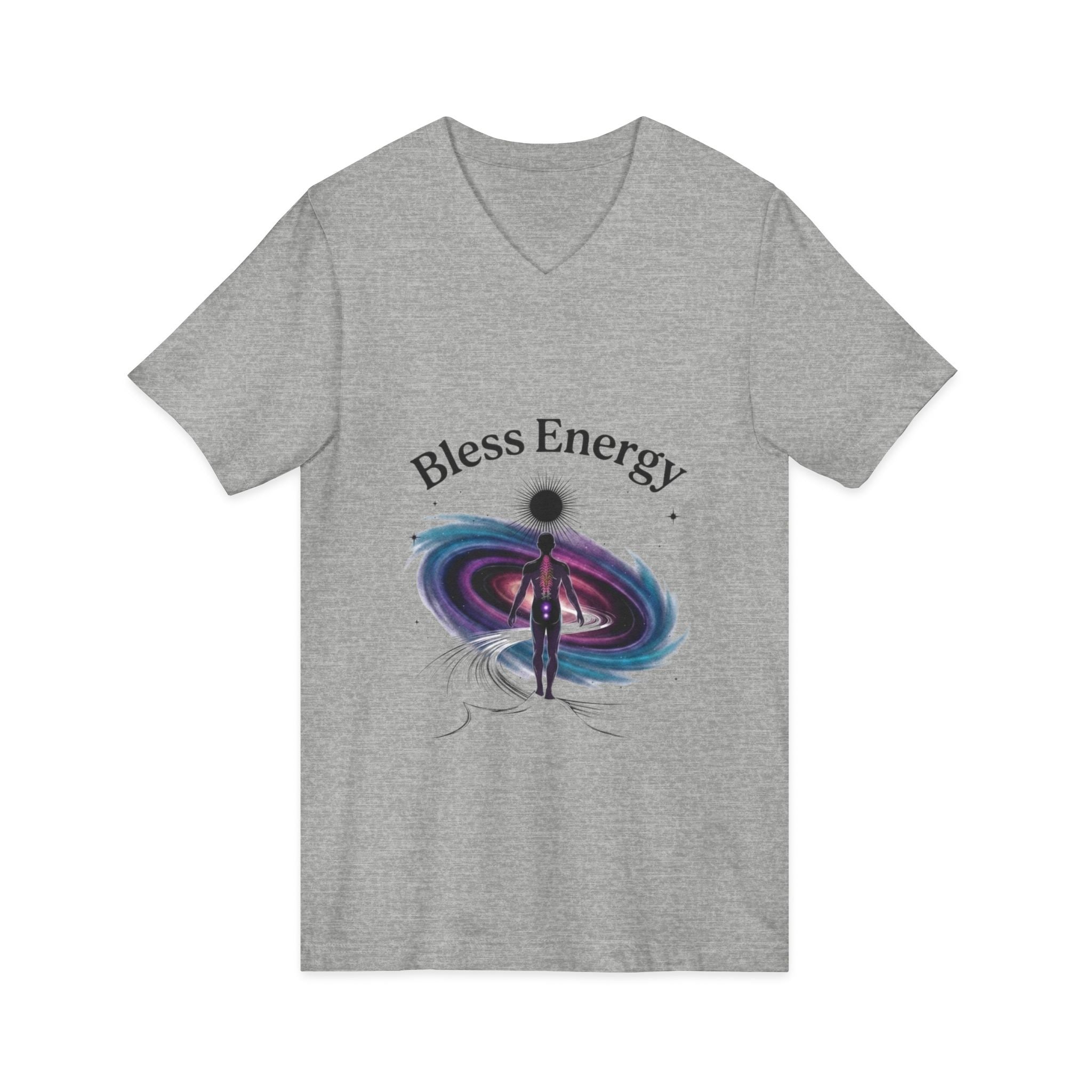 Bless Energy V-Neck Tee – Universe Within Edition