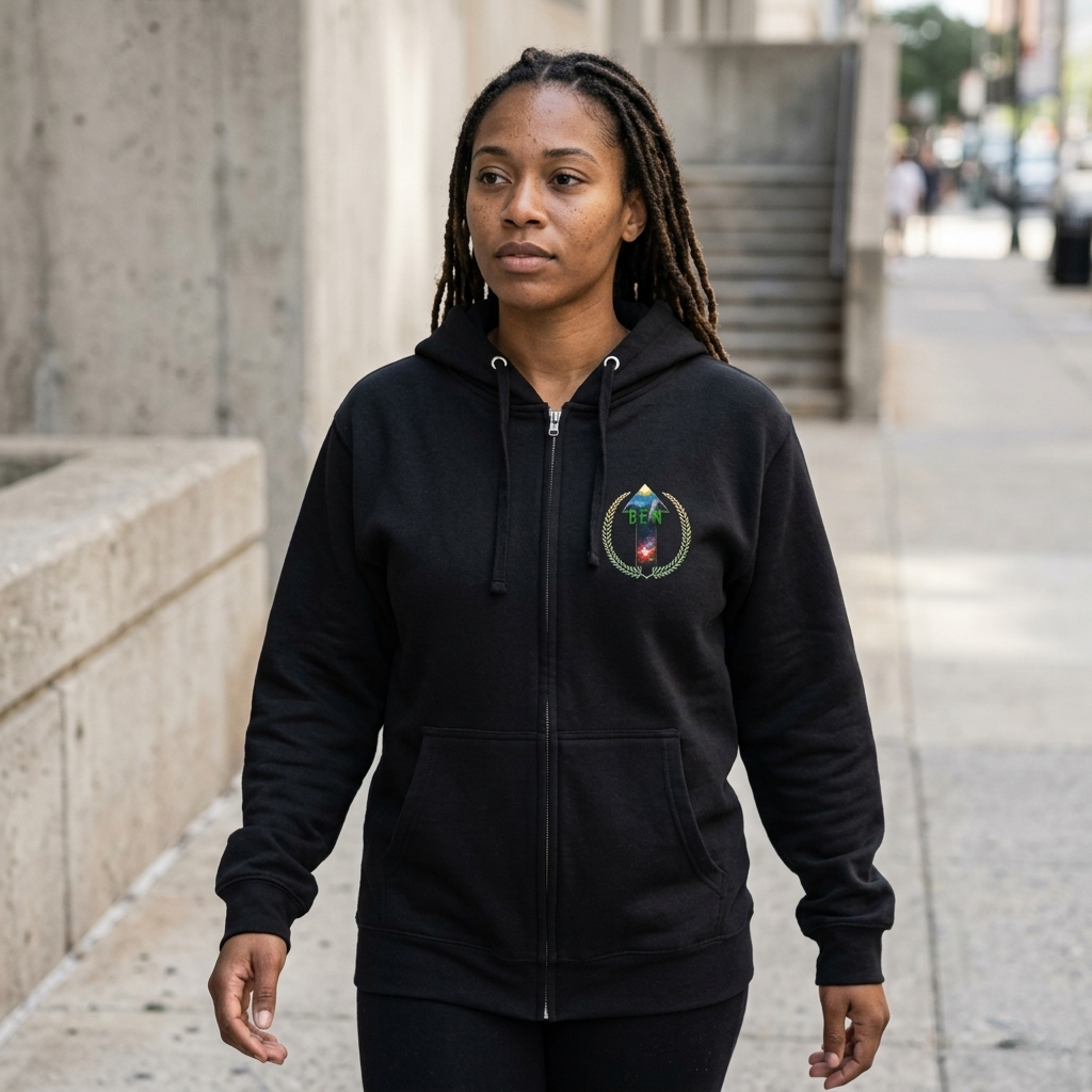 Bless Energy Zip Hoodie – Move With Purpose Edition