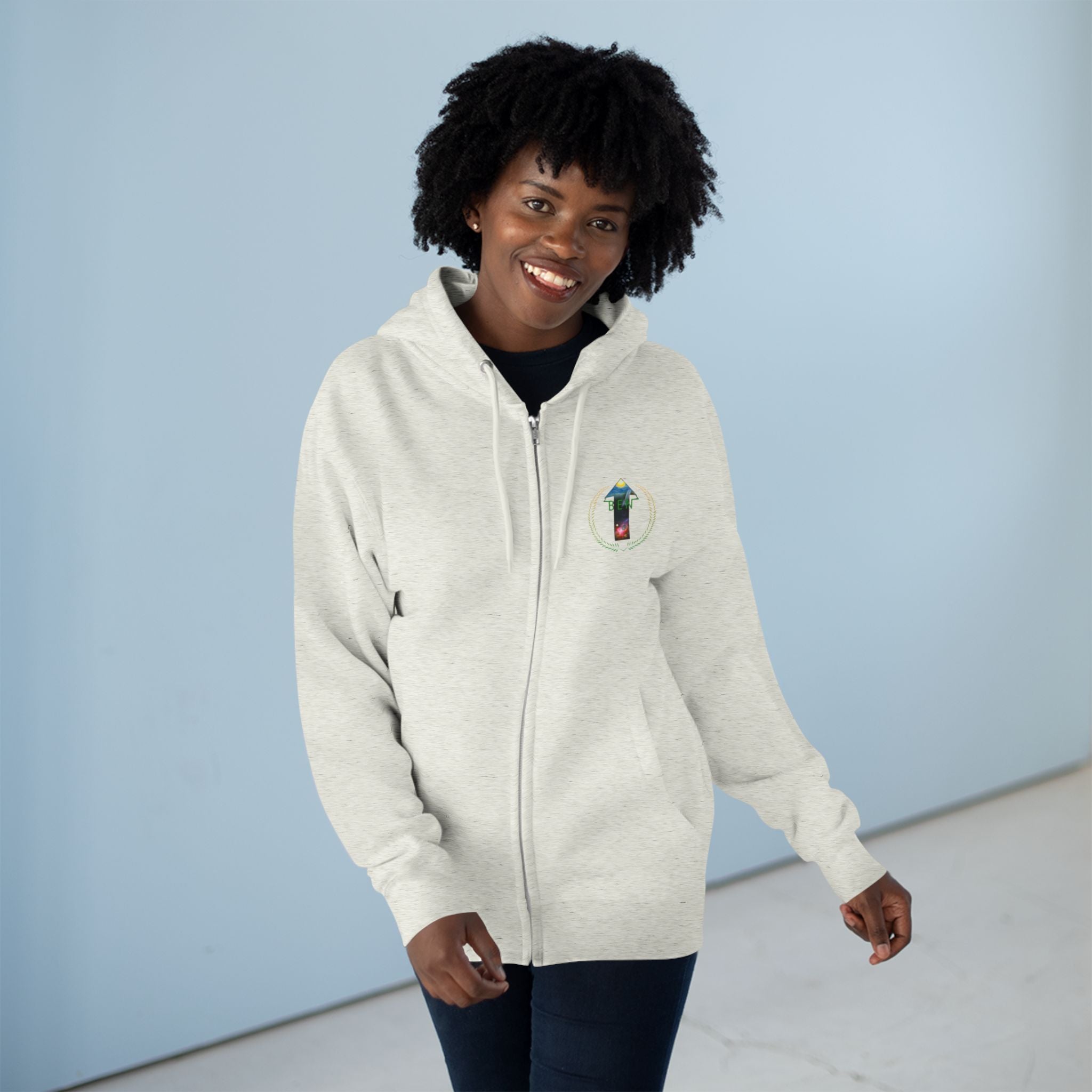 Bless Energy Zip Hoodie – Move With Purpose Edition