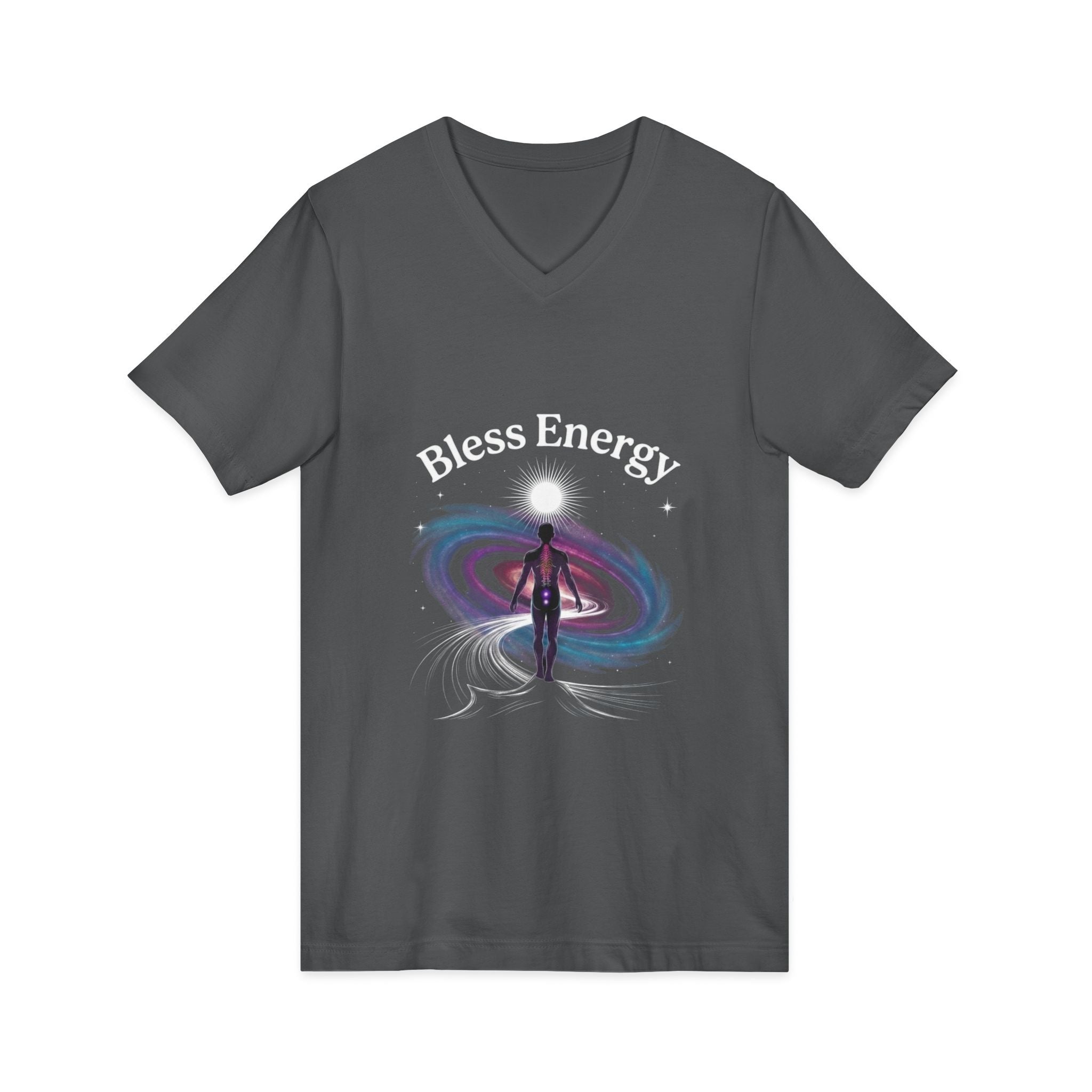 Bless Energy V-Neck Tee – Universe Within Edition
