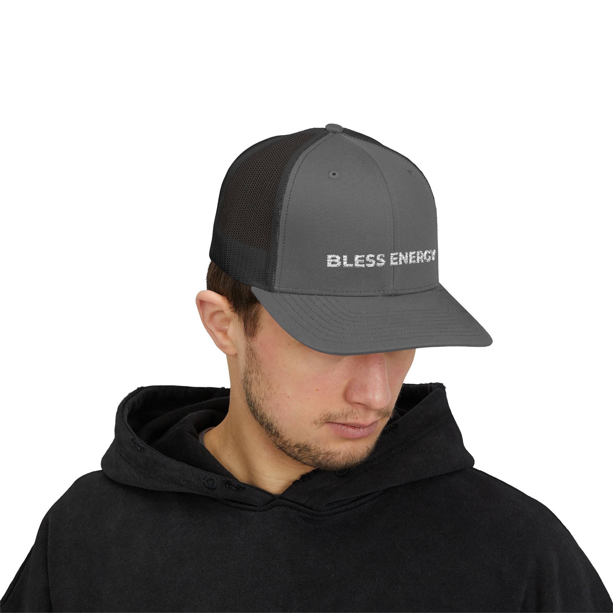 Bless Energy Trucker Cap– Faith Driven Edition