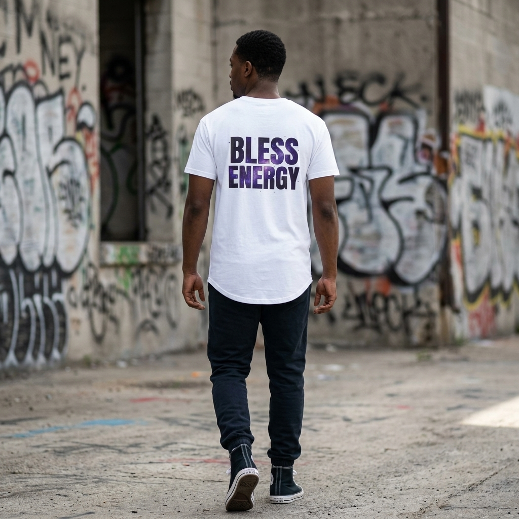 Bless Energy Long Body Tee