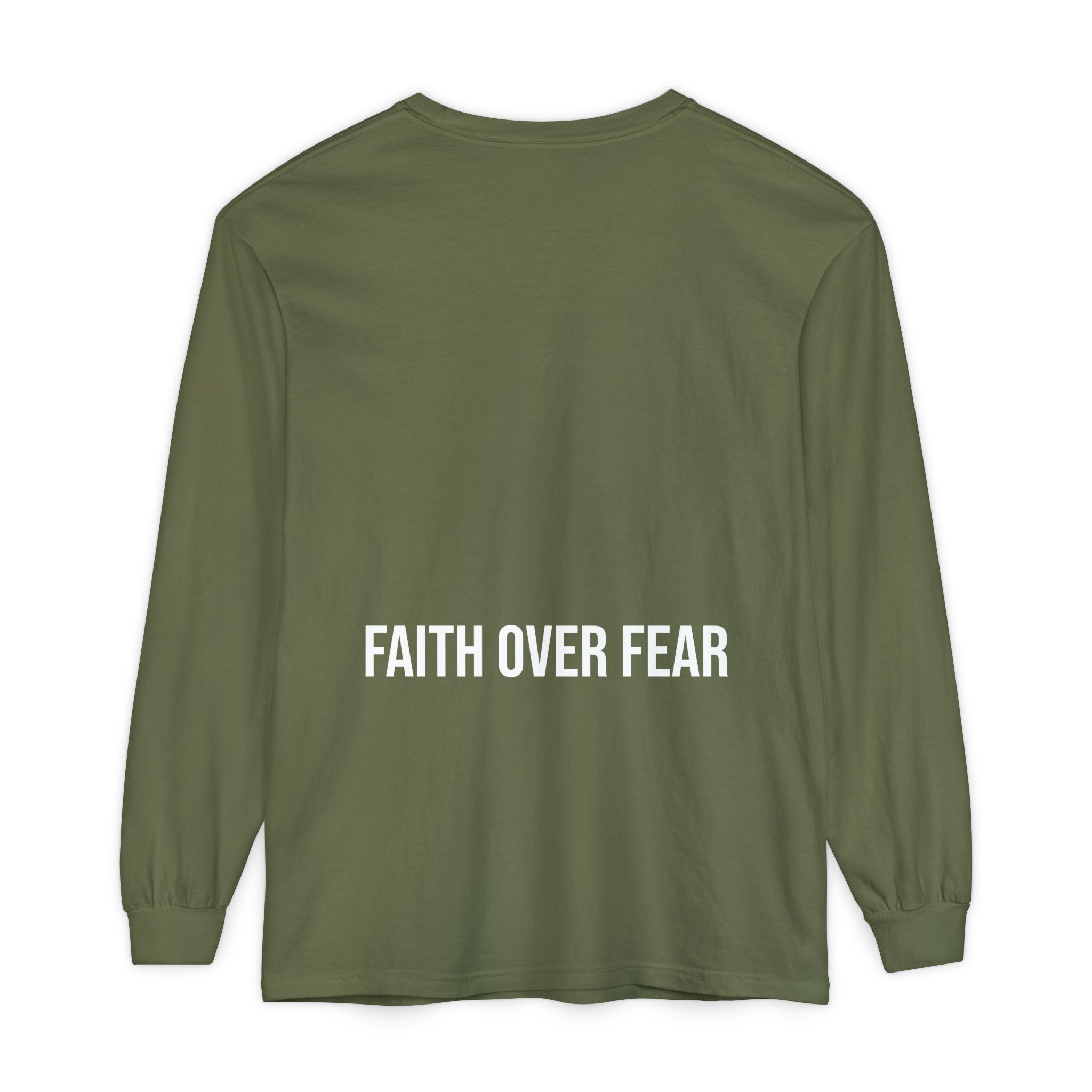 Bless Energy Long Sleeve Tee – Faith Over Fear Edition
