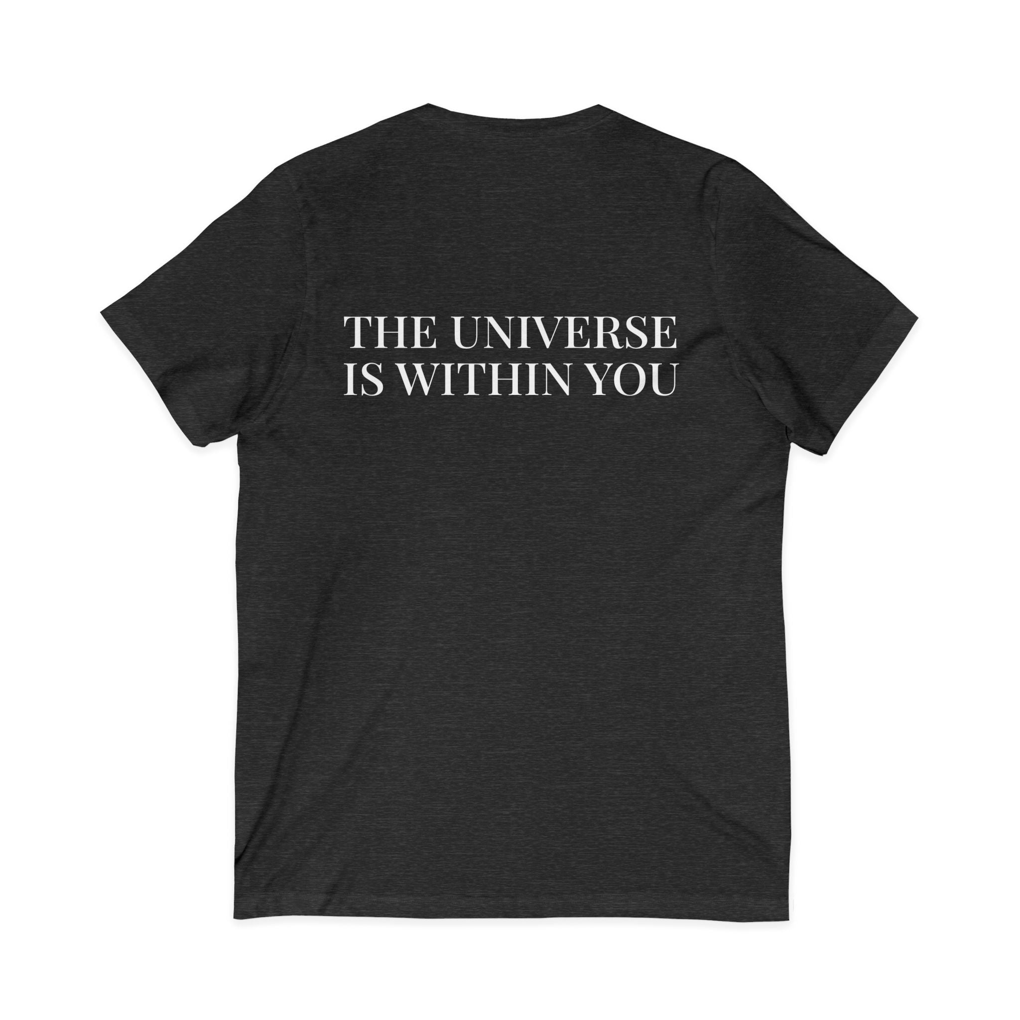 Bless Energy V-Neck Tee – Universe Within Edition
