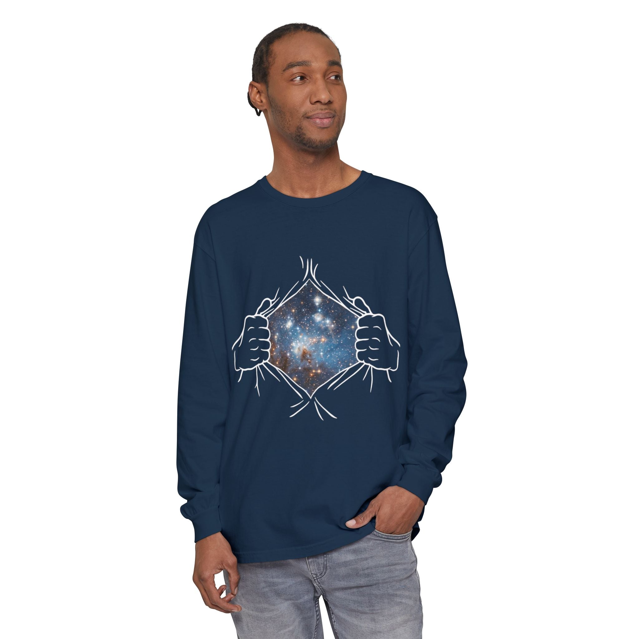Bless Energy Long Sleeve Tee – Faith Over Fear Edition