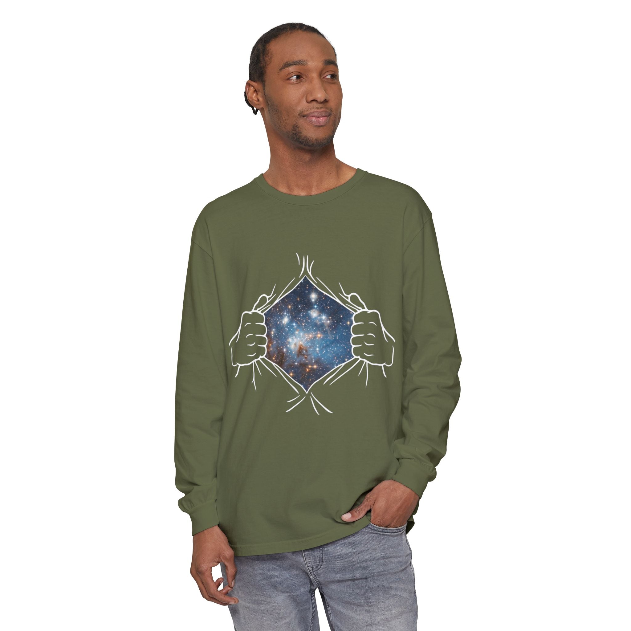 Bless Energy Long Sleeve Tee – Faith Over Fear Edition