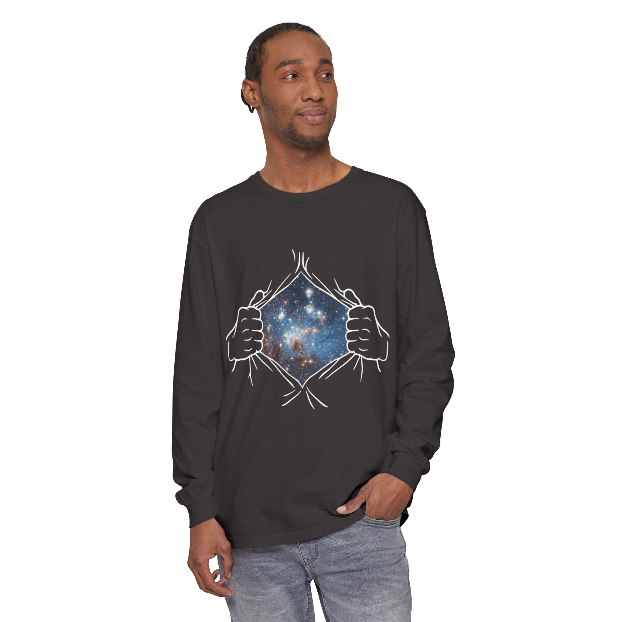 Bless Energy Long Sleeve Tee – Faith Over Fear Edition