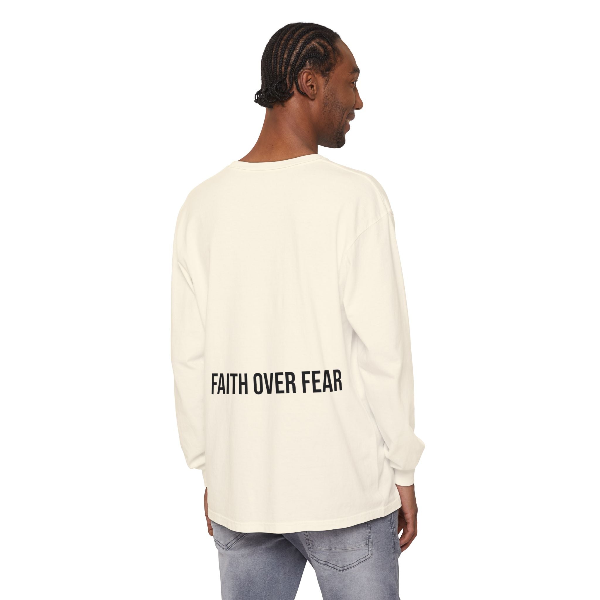 Bless Energy Long Sleeve Tee – Faith Over Fear Edition