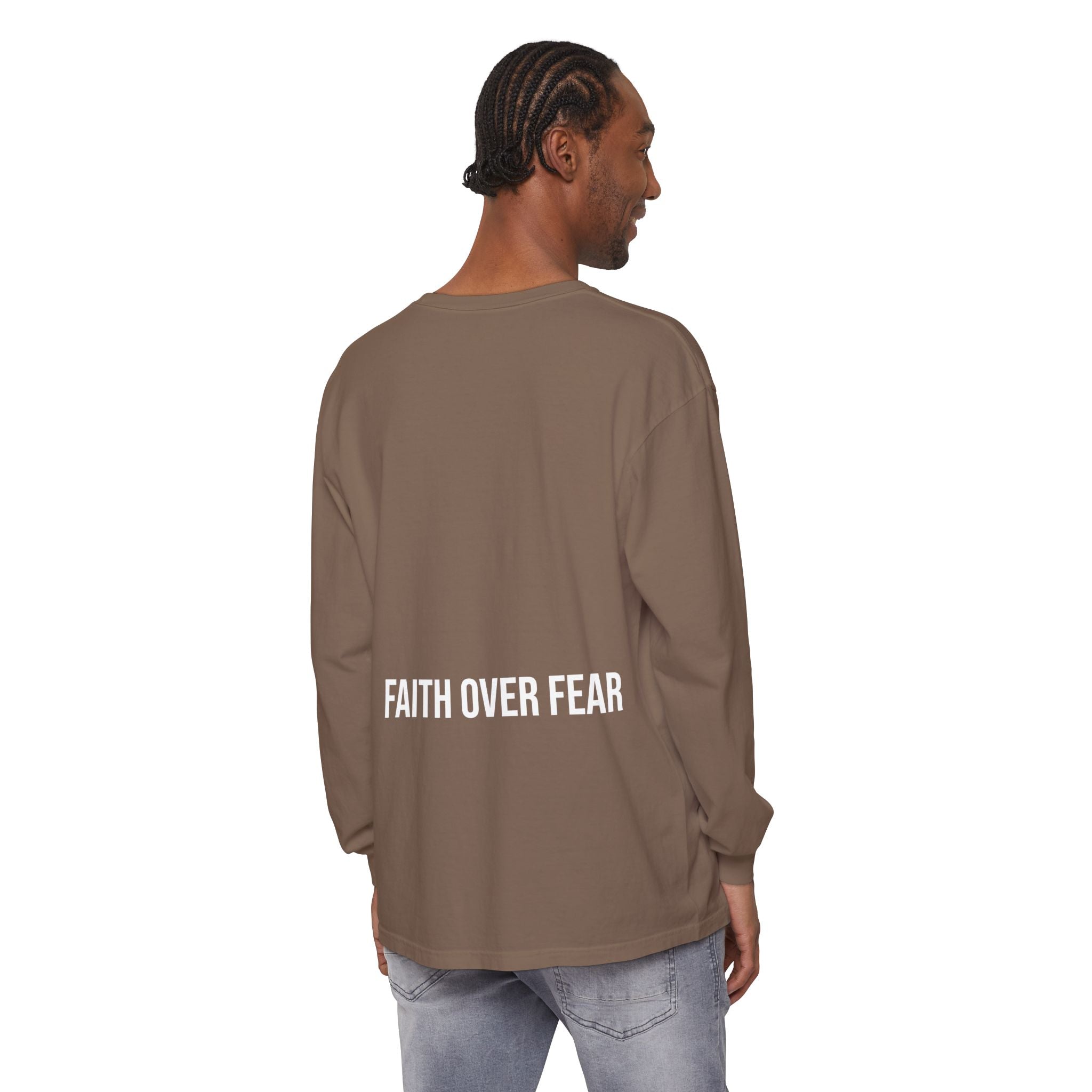 Bless Energy Long Sleeve Tee – Faith Over Fear Edition