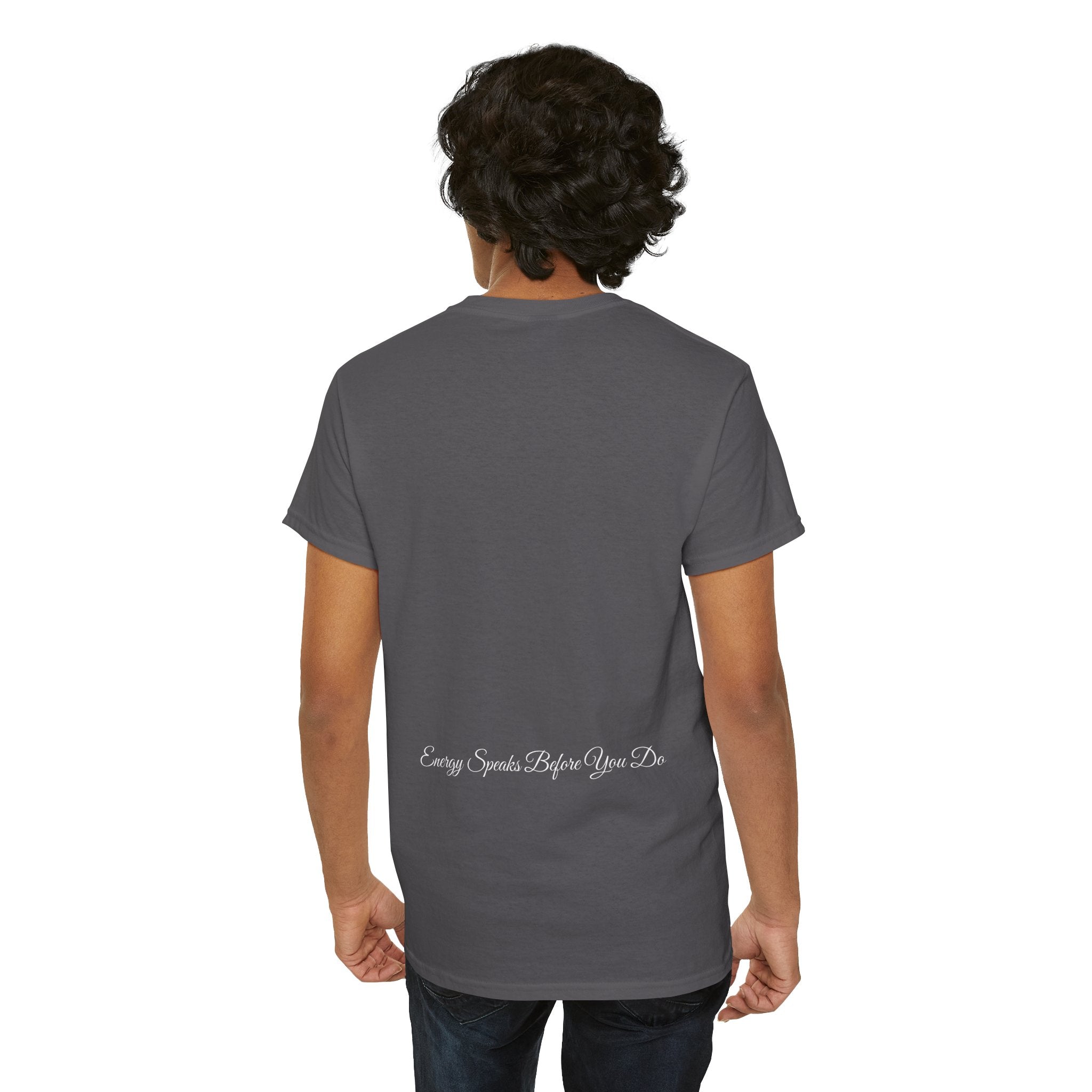 Bless Energy Signature Tee – Energy Speaks Before You Do Edition
