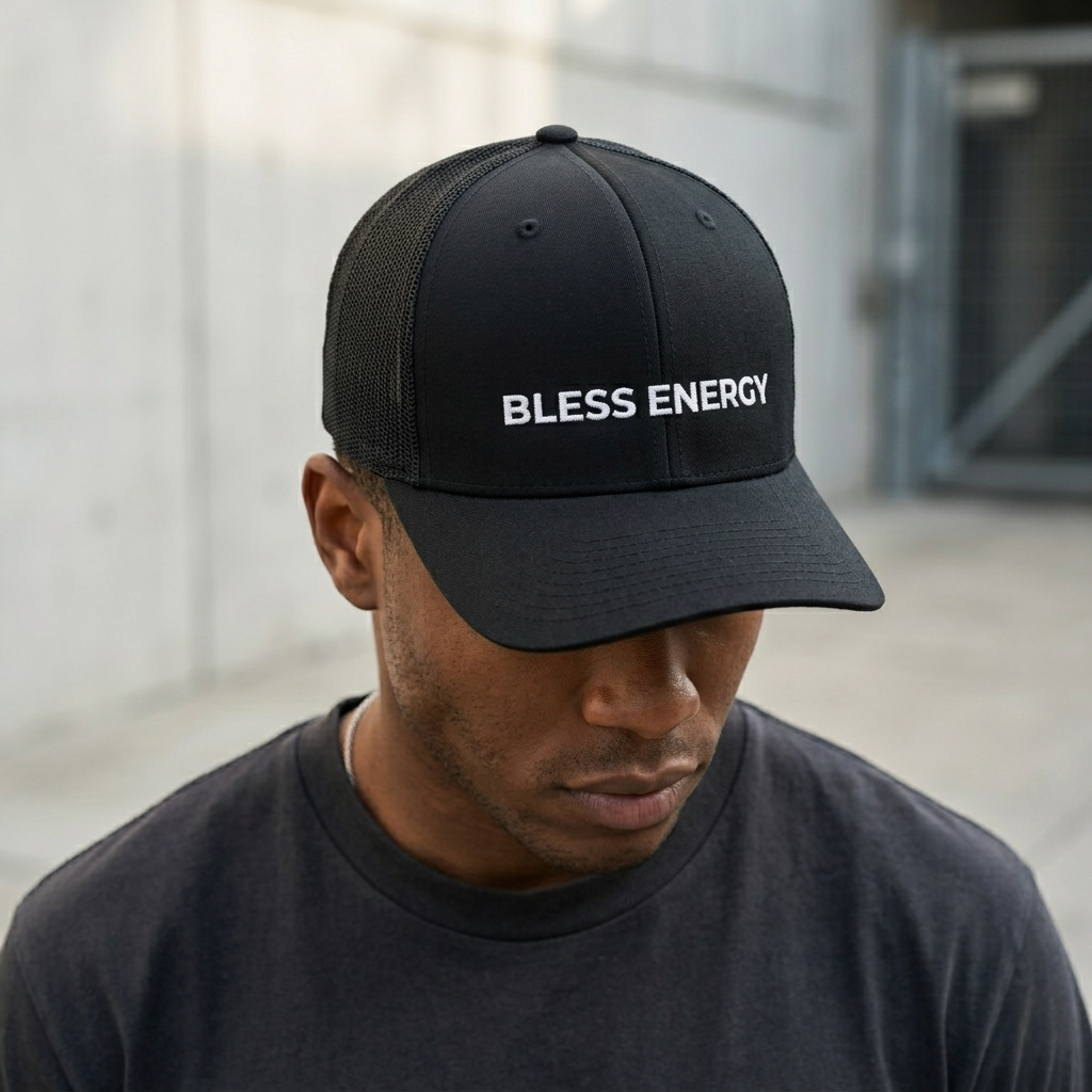 Bless Energy Trucker Cap– Faith Driven Edition