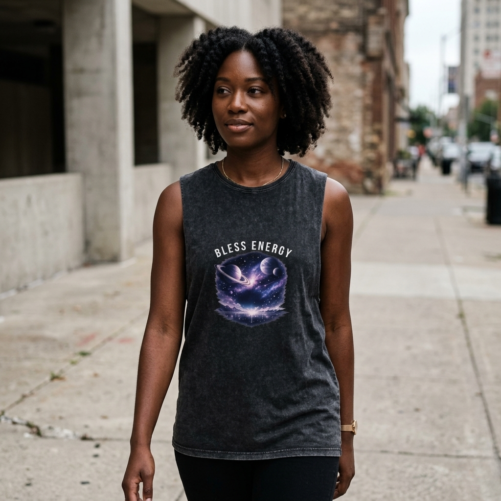 Bless Energy Tank Top – Powered by the Universe Edition