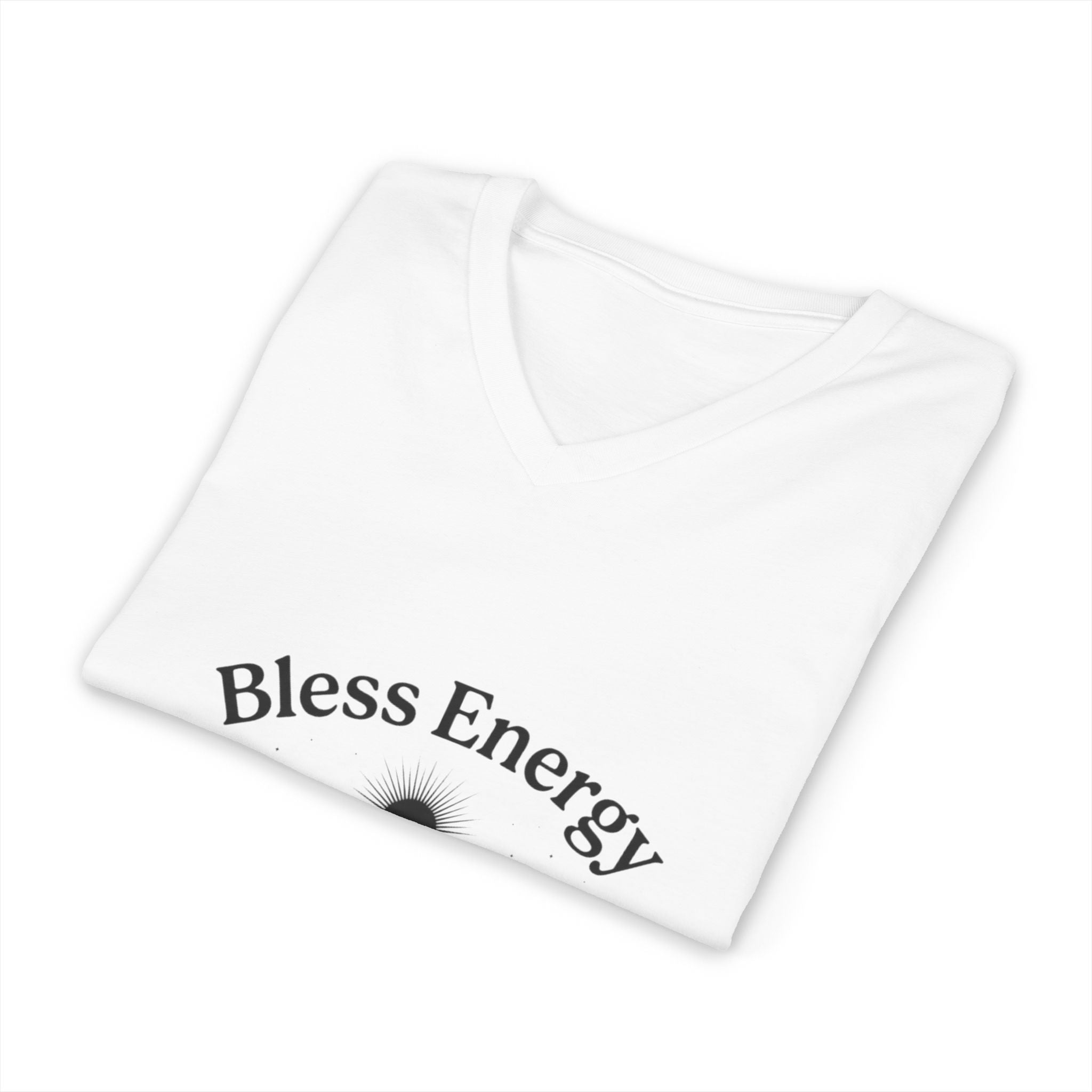 Bless Energy V-Neck Tee – Universe Within Edition