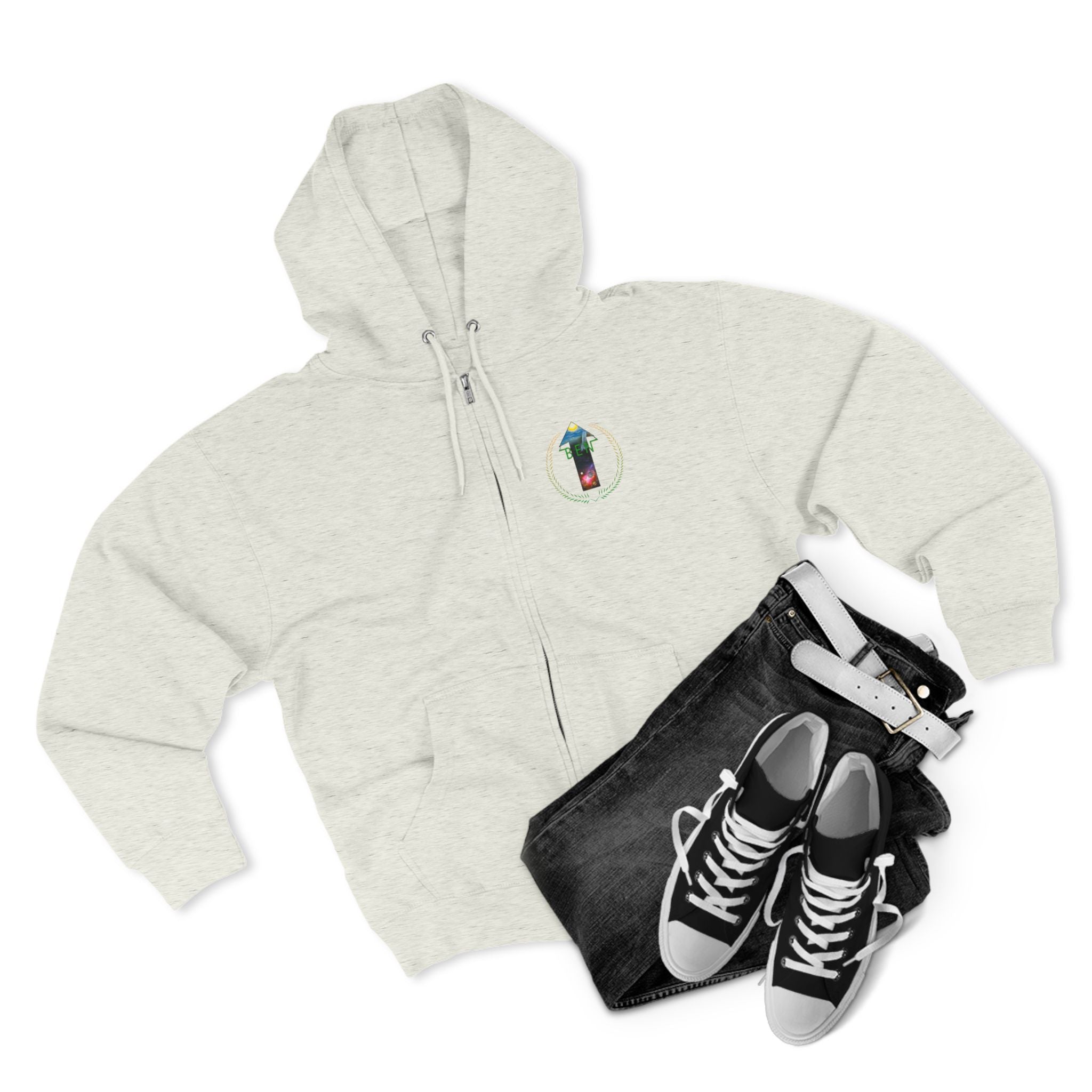 Bless Energy Zip Hoodie – Move With Purpose Edition