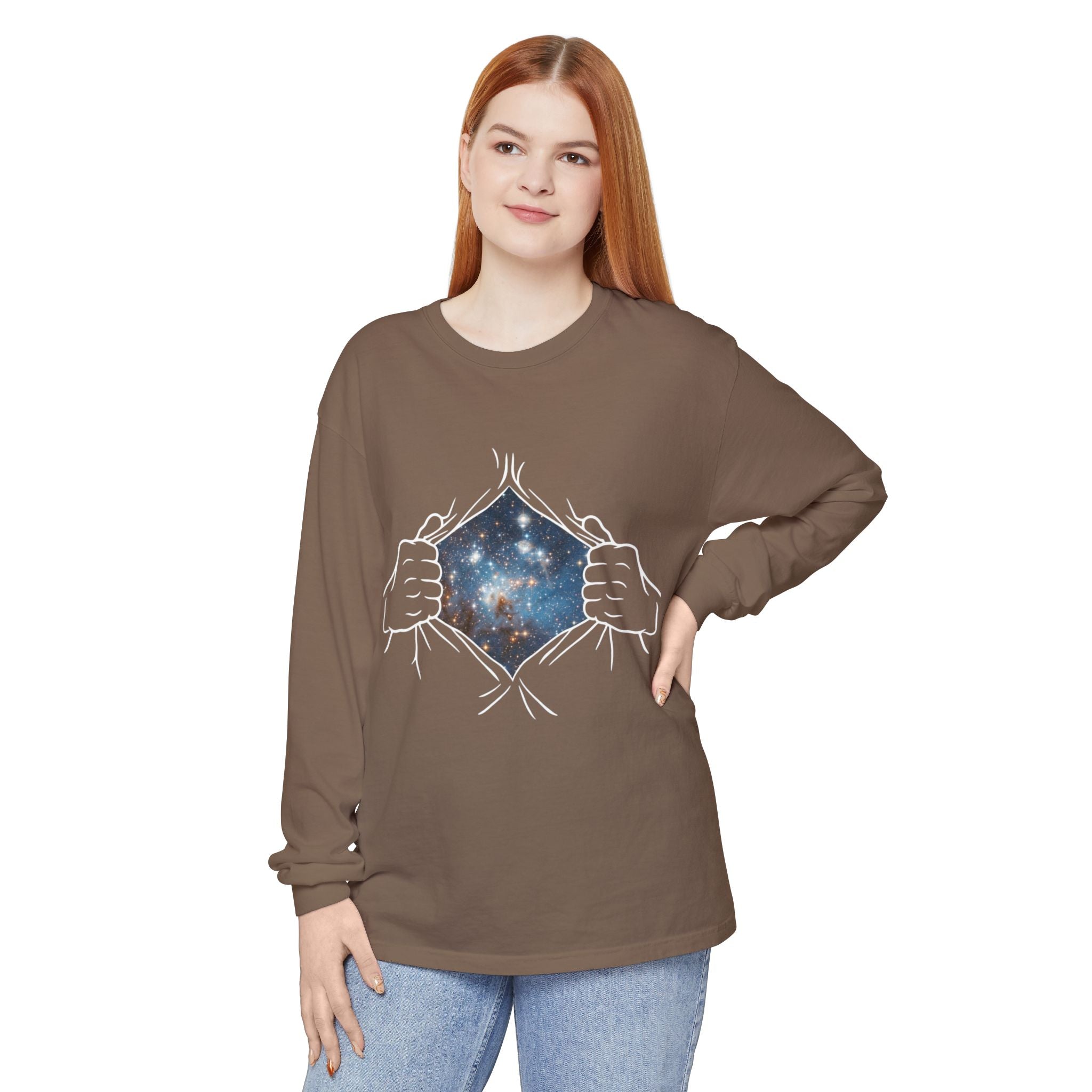 Bless Energy Long Sleeve Tee – Faith Over Fear Edition