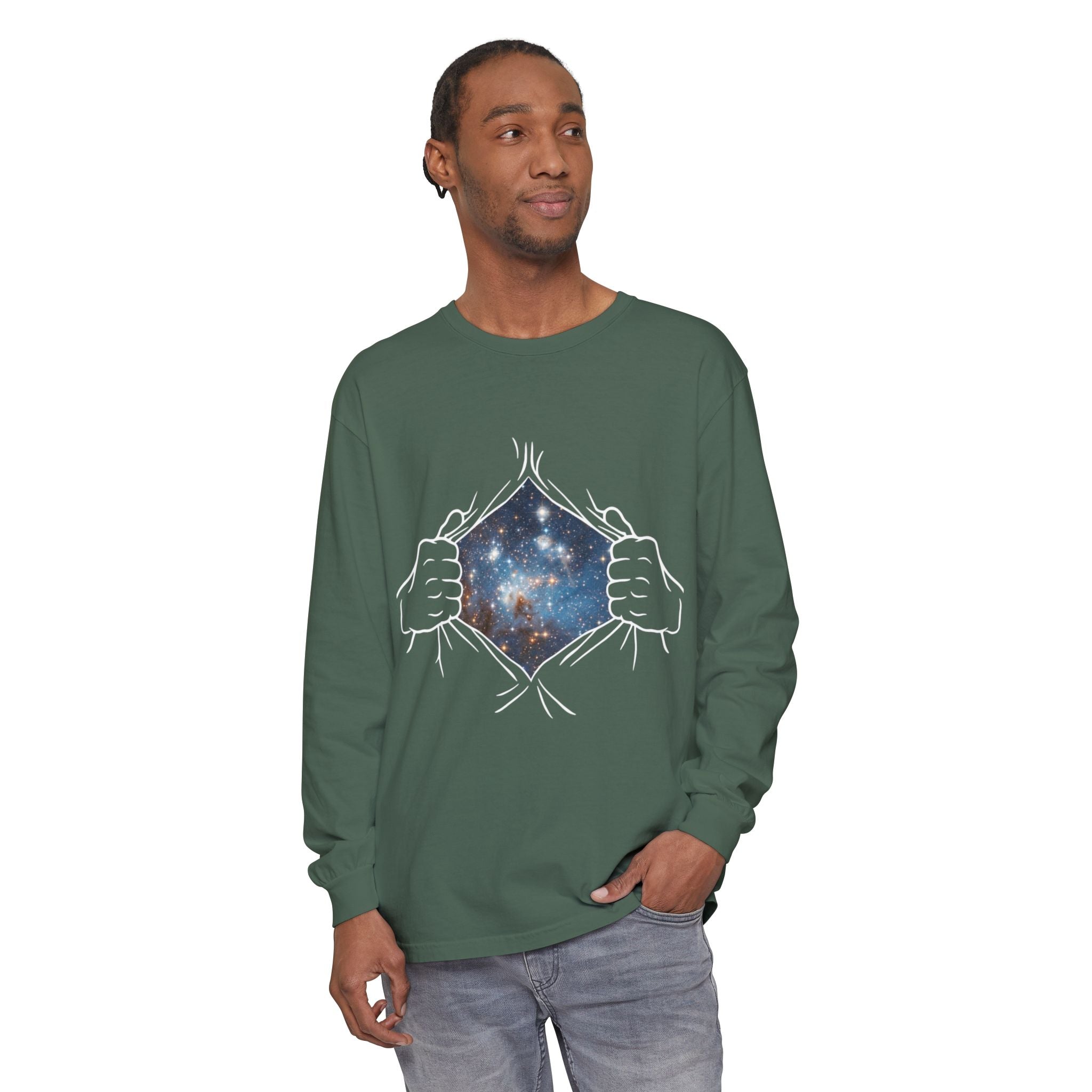 Bless Energy Long Sleeve Tee – Faith Over Fear Edition